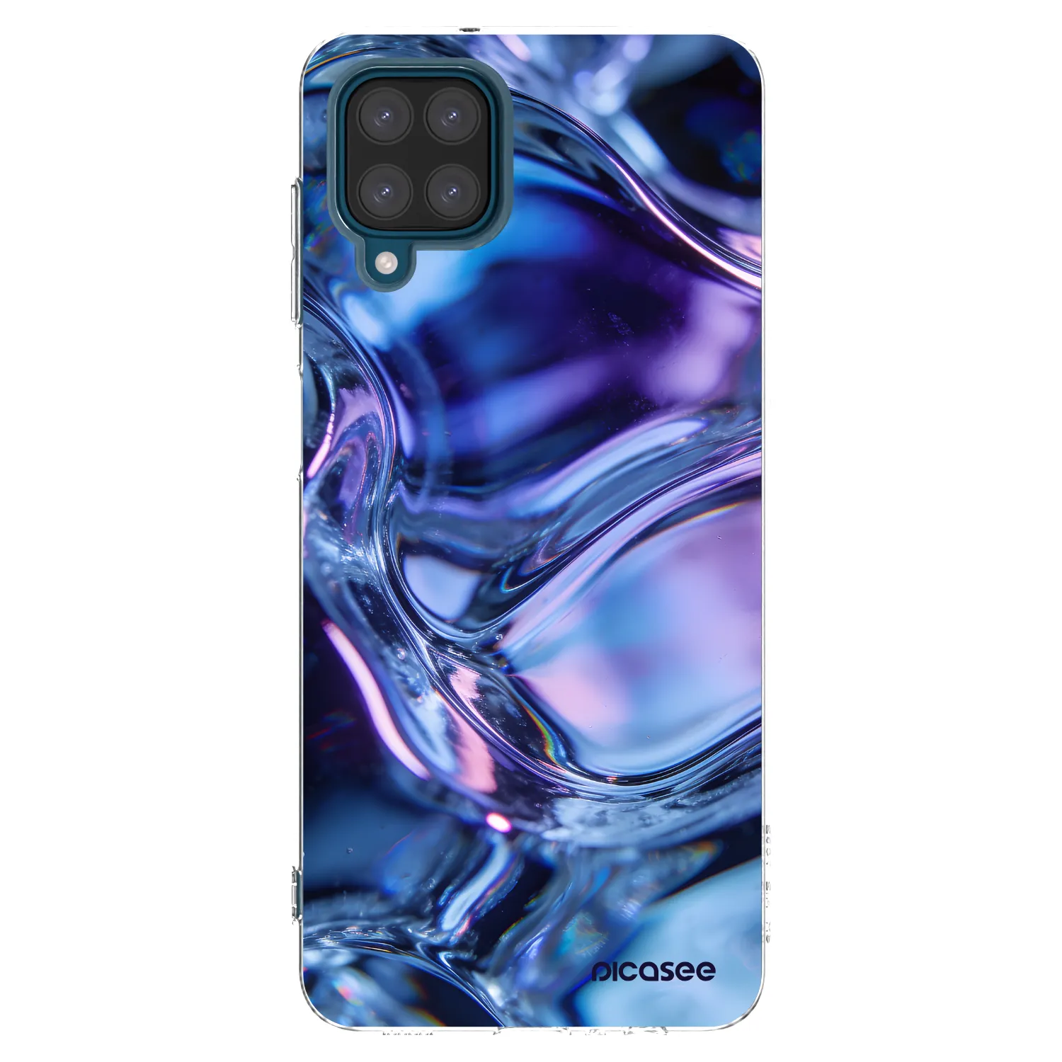 Picasee husă transparentă din silicon pentru Samsung Galaxy A12 A125F - Iris liquid