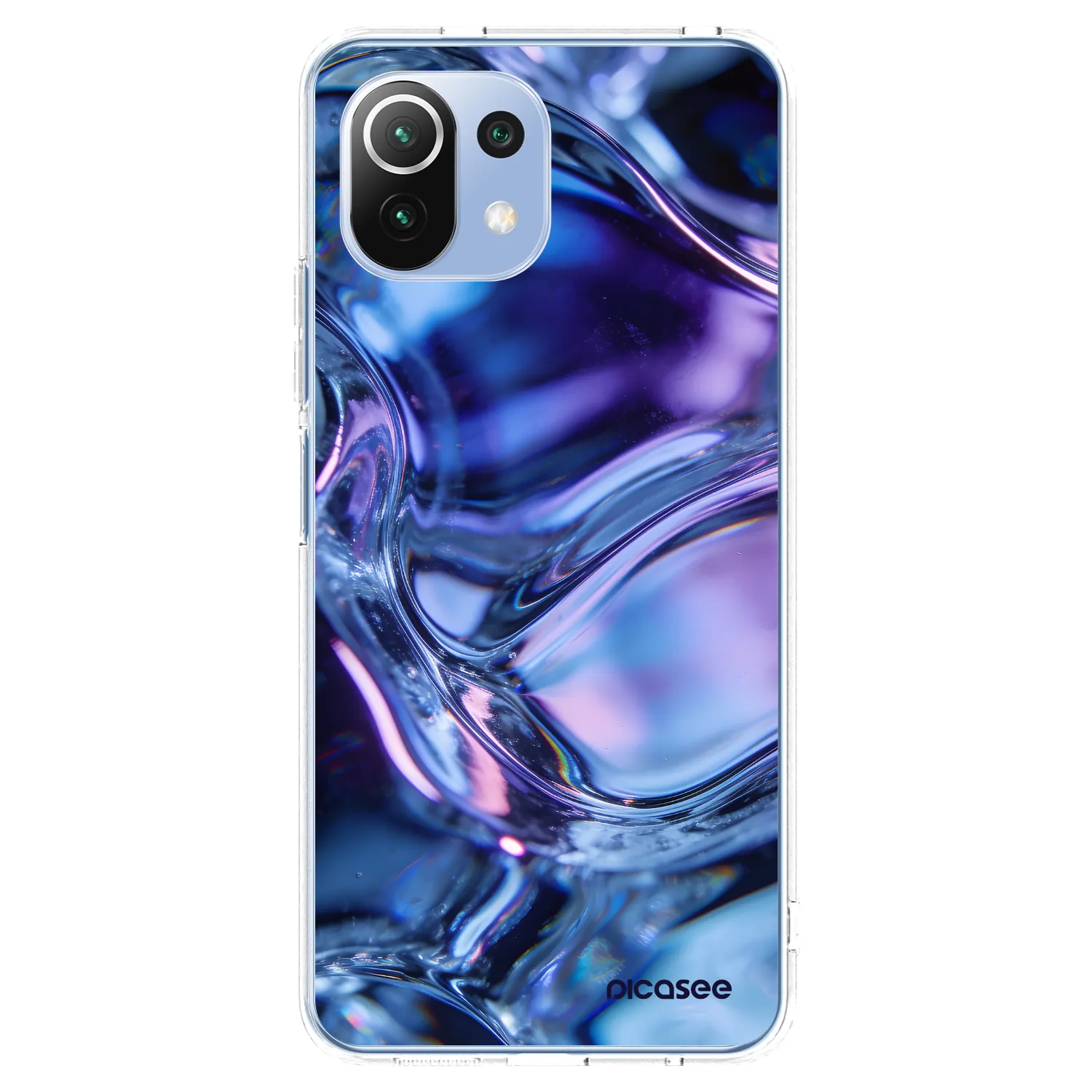 Picasee husă transparentă din silicon pentru Xiaomi Mi 11 Lite - Iris liquid