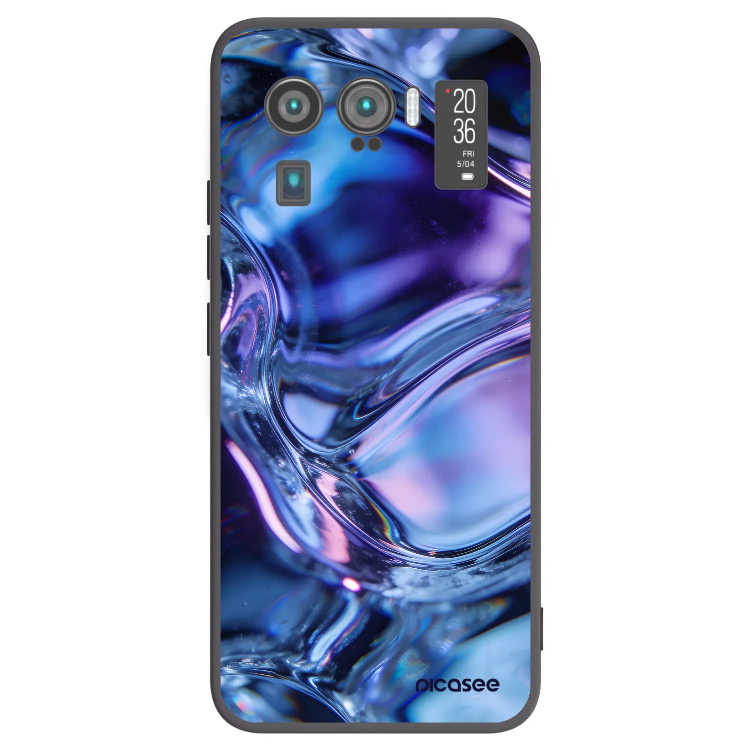Picasee husă neagră din silicon pentru Xiaomi Mi 11 Ultra - Iris liquid