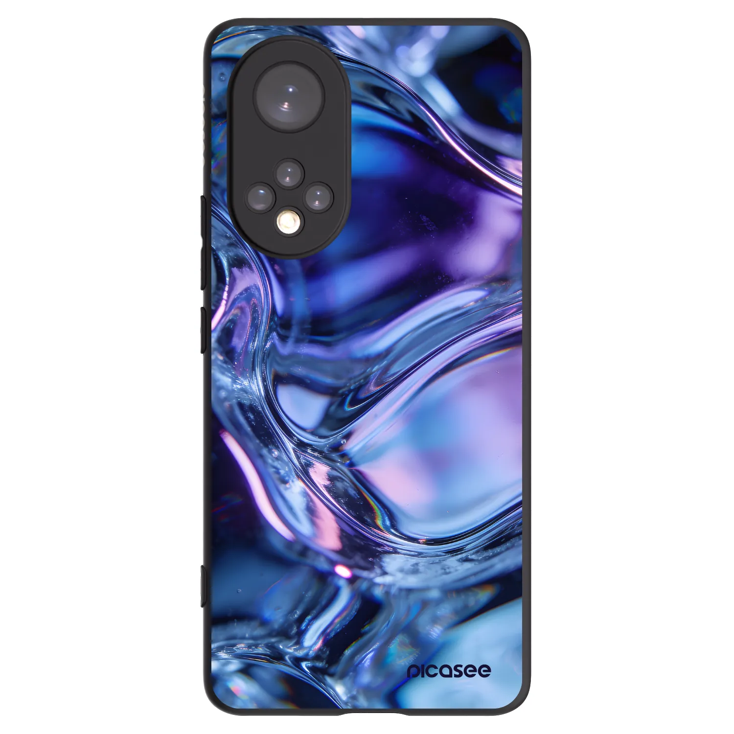 Picasee husă neagră din silicon pentru Huawei Nova 9 - Iris liquid
