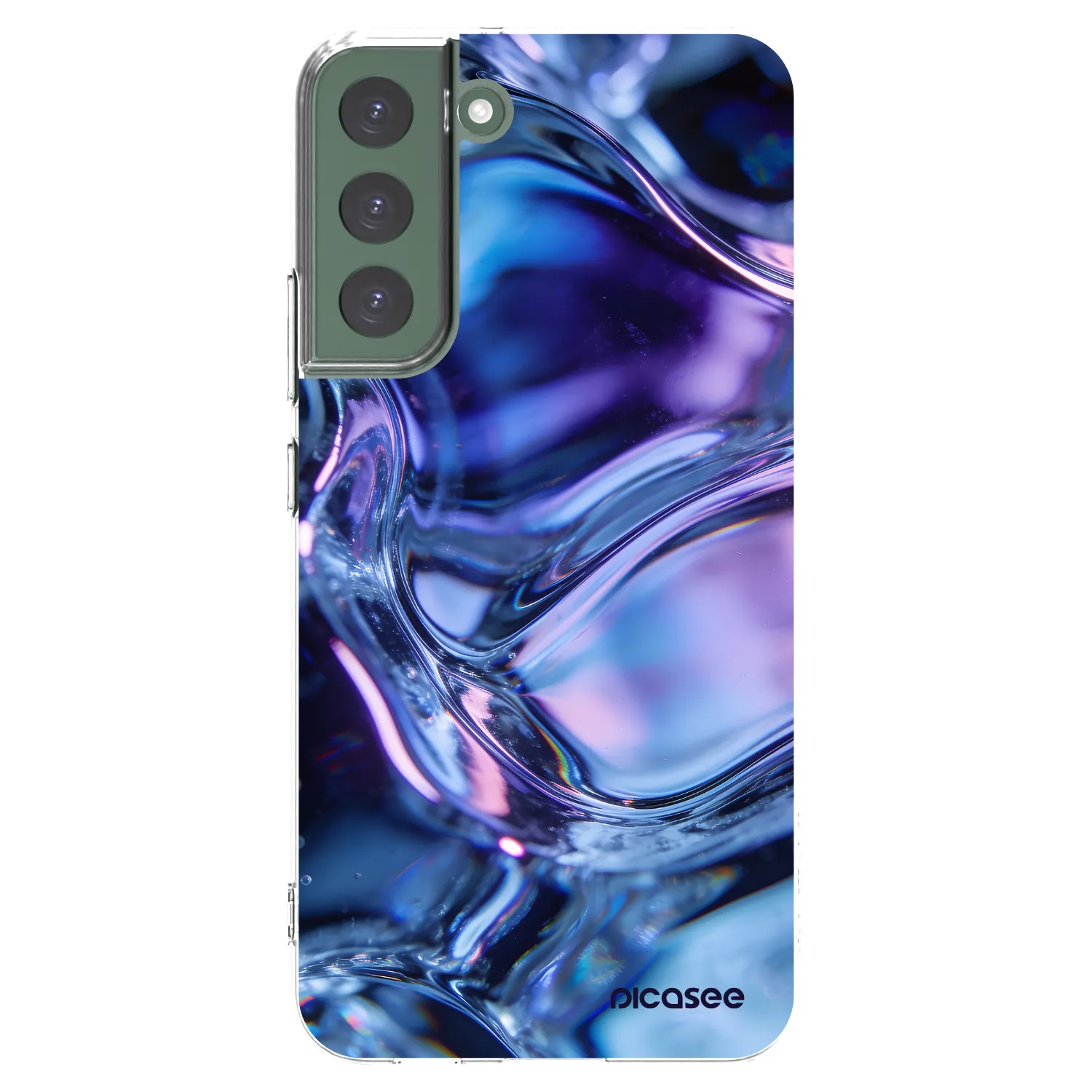 Picasee husă transparentă din silicon pentru Samsung Galaxy S22+ 5G - Iris liquid