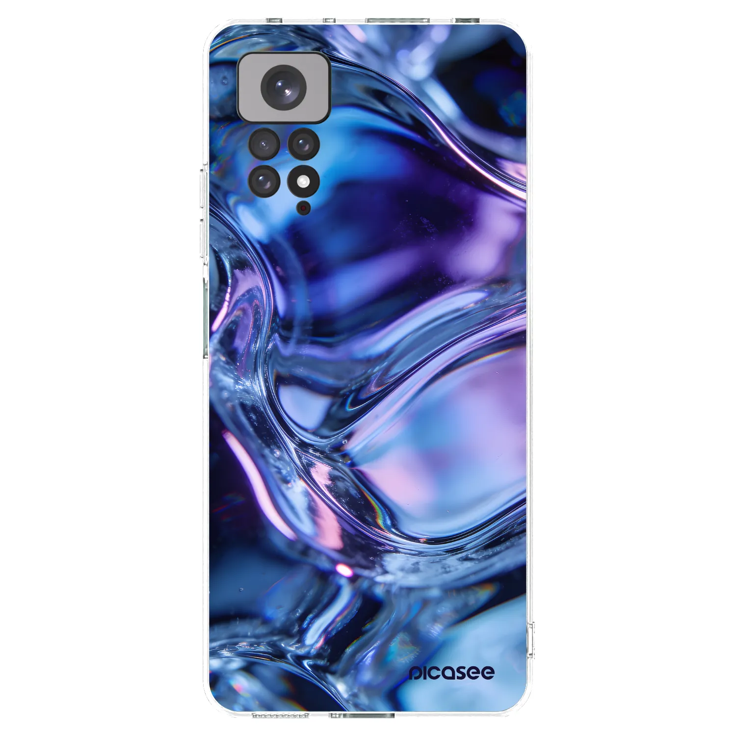 Picasee husă transparentă din silicon pentru Xiaomi Redmi Note 11 - Iris liquid