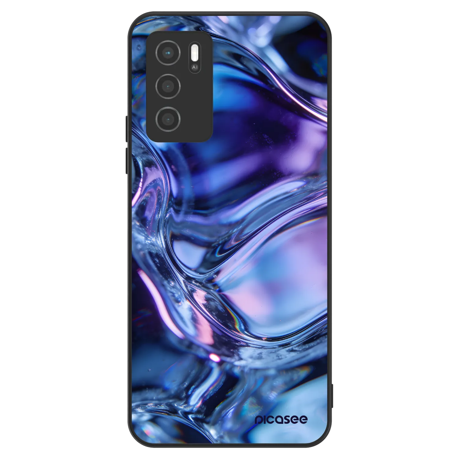 Picasee ULTIMATE CASE pentru OPPO A16s - Iris liquid