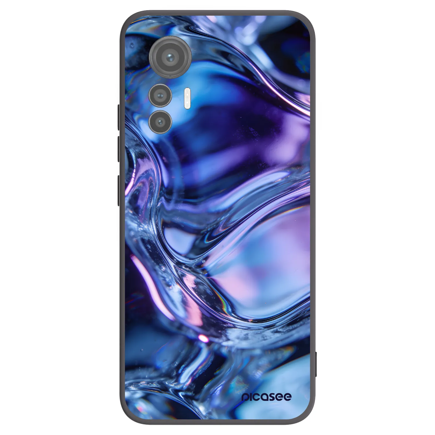 Picasee husă neagră din silicon pentru Xiaomi 12 Lite - Iris liquid