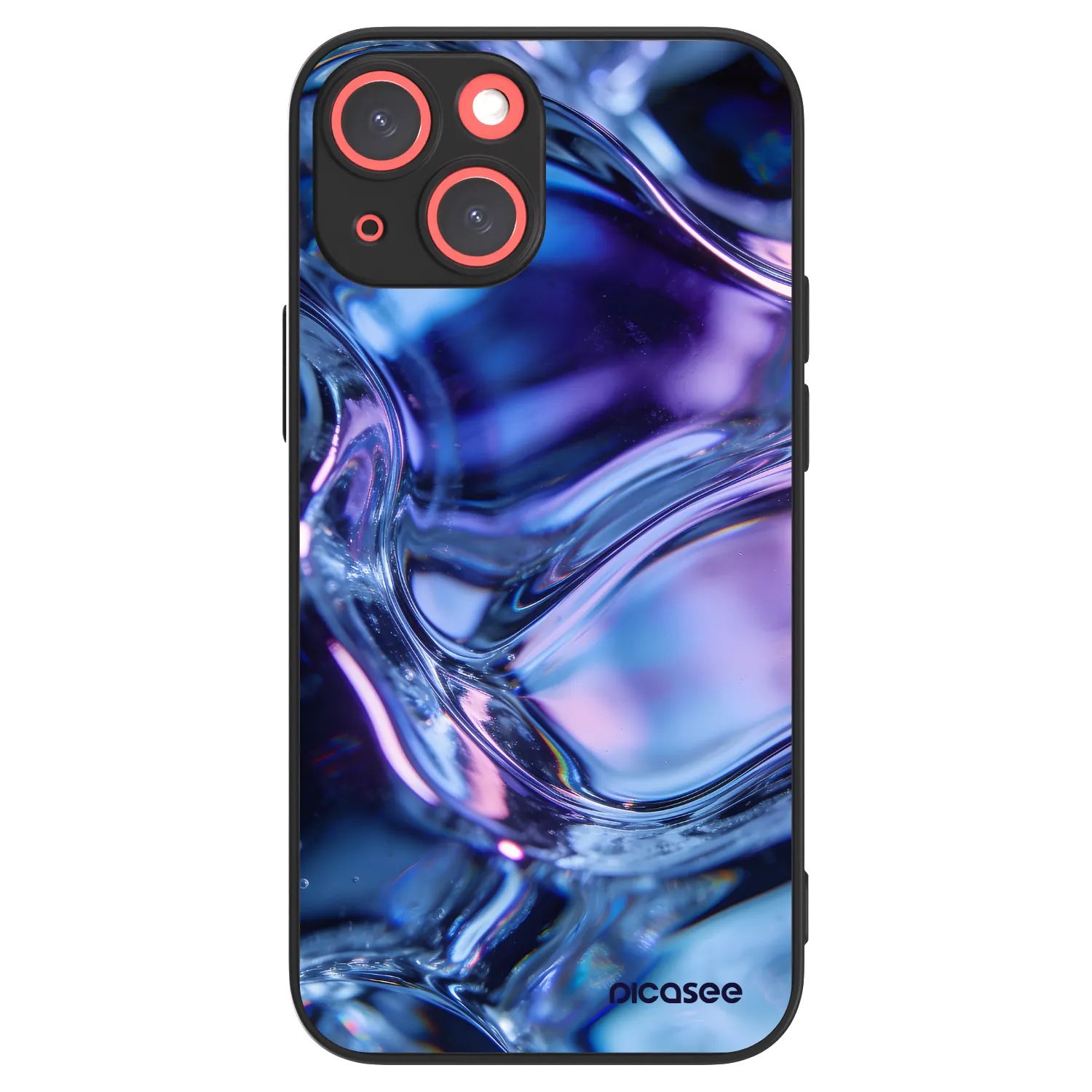 Picasee ULTIMATE CASE MagSafe pentru Apple iPhone 13 mini - Iris liquid