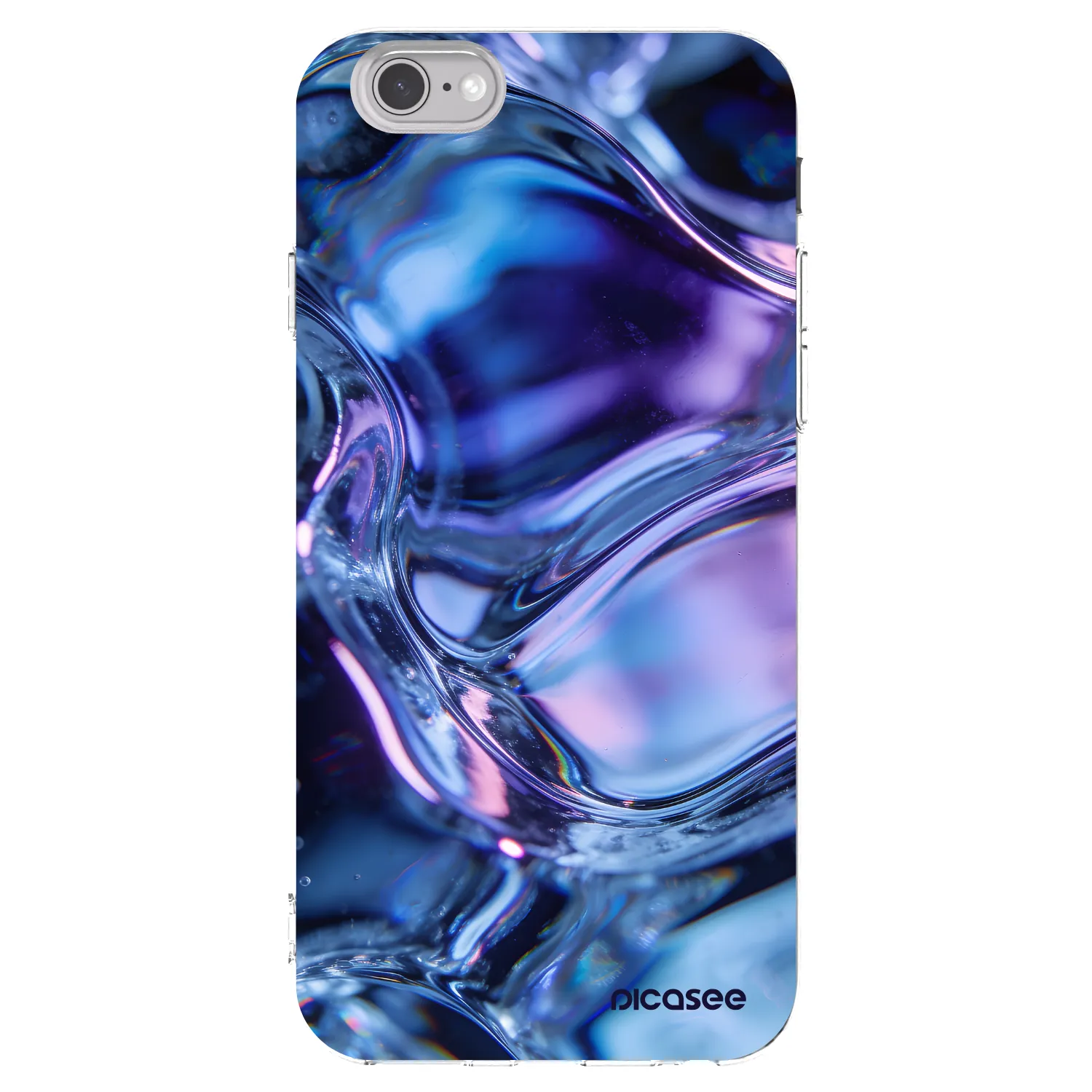 Picasee husă transparentă din silicon pentru Apple iPhone 6/6S - Iris liquid