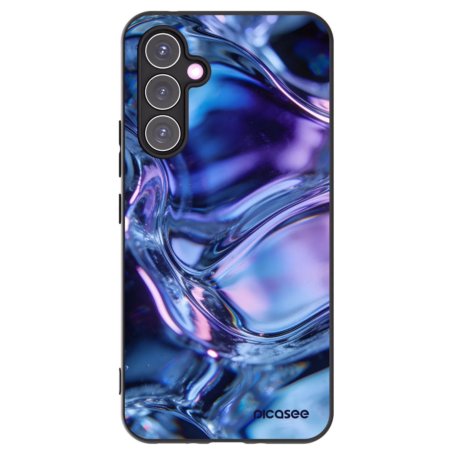 Picasee husă neagră din silicon pentru Samsung Galaxy A54 5G A546B - Iris liquid