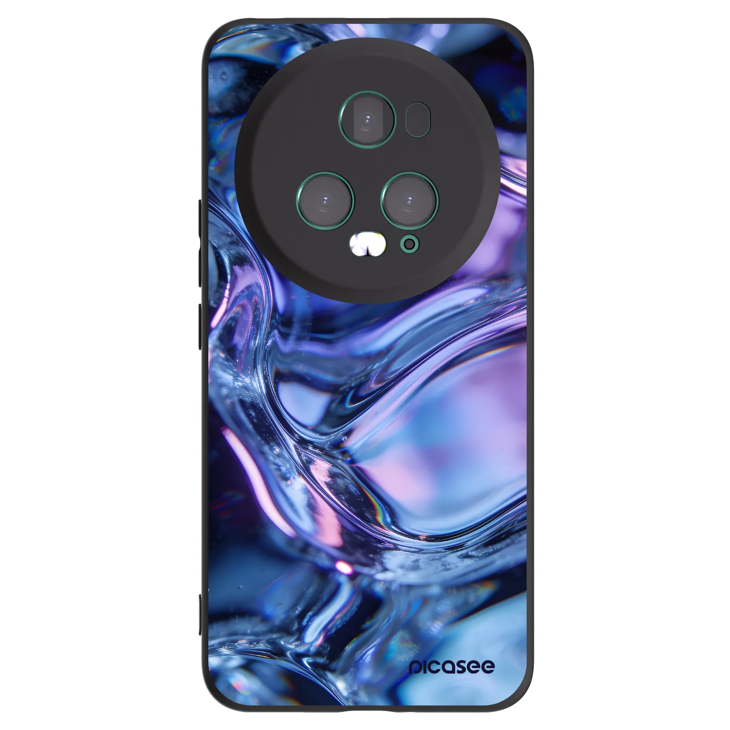 Picasee husă neagră din silicon pentru Honor Magic5 Pro - Iris liquid