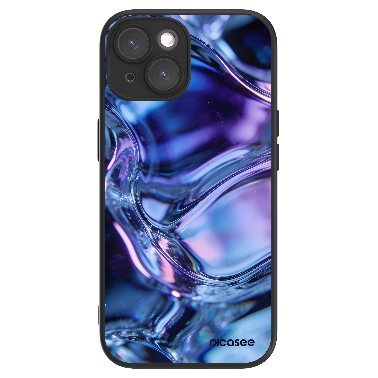 Picasee ULTIMATE CASE MagSafe pentru Apple iPhone 15 - Iris liquid