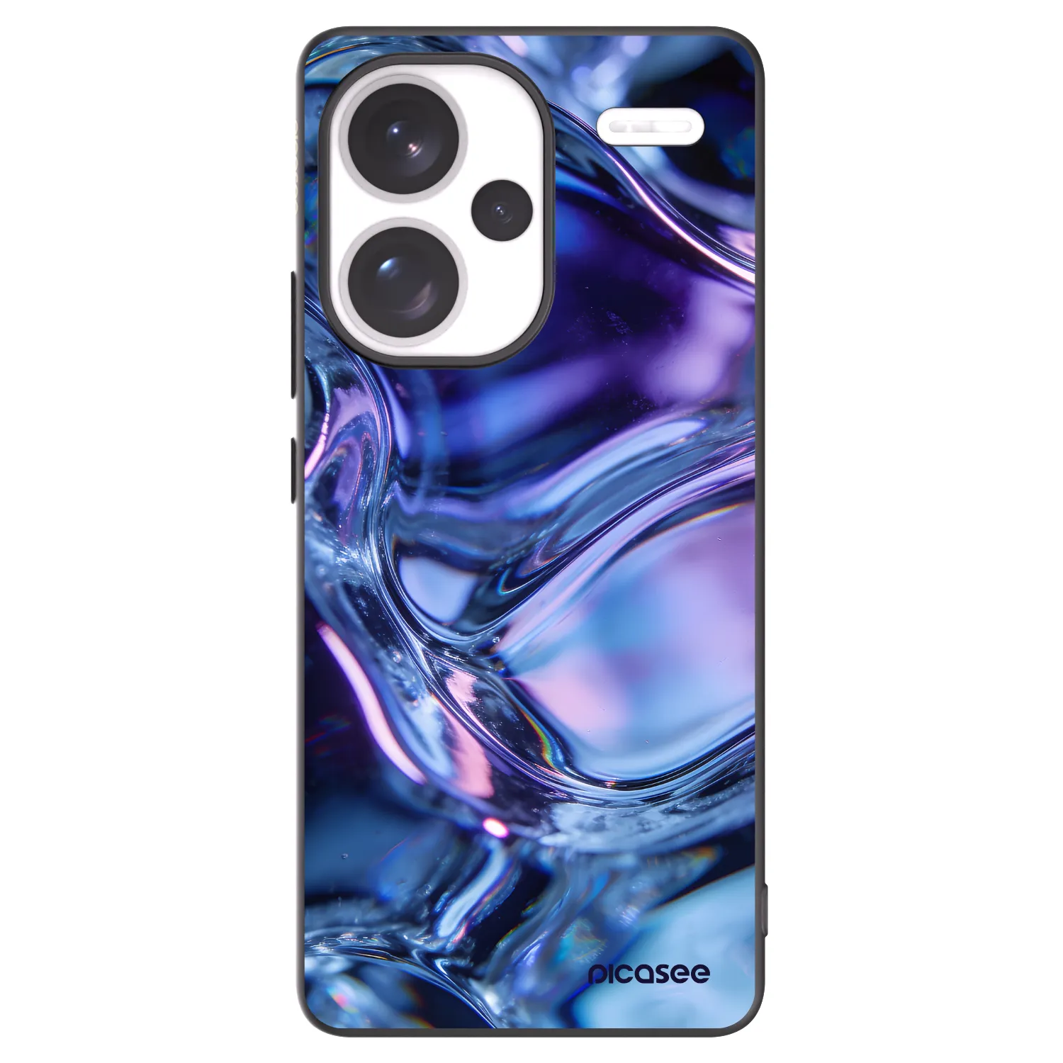 Picasee husă neagră din silicon pentru Xiaomi Redmi Note 13 Pro+ 5G - Iris liquid