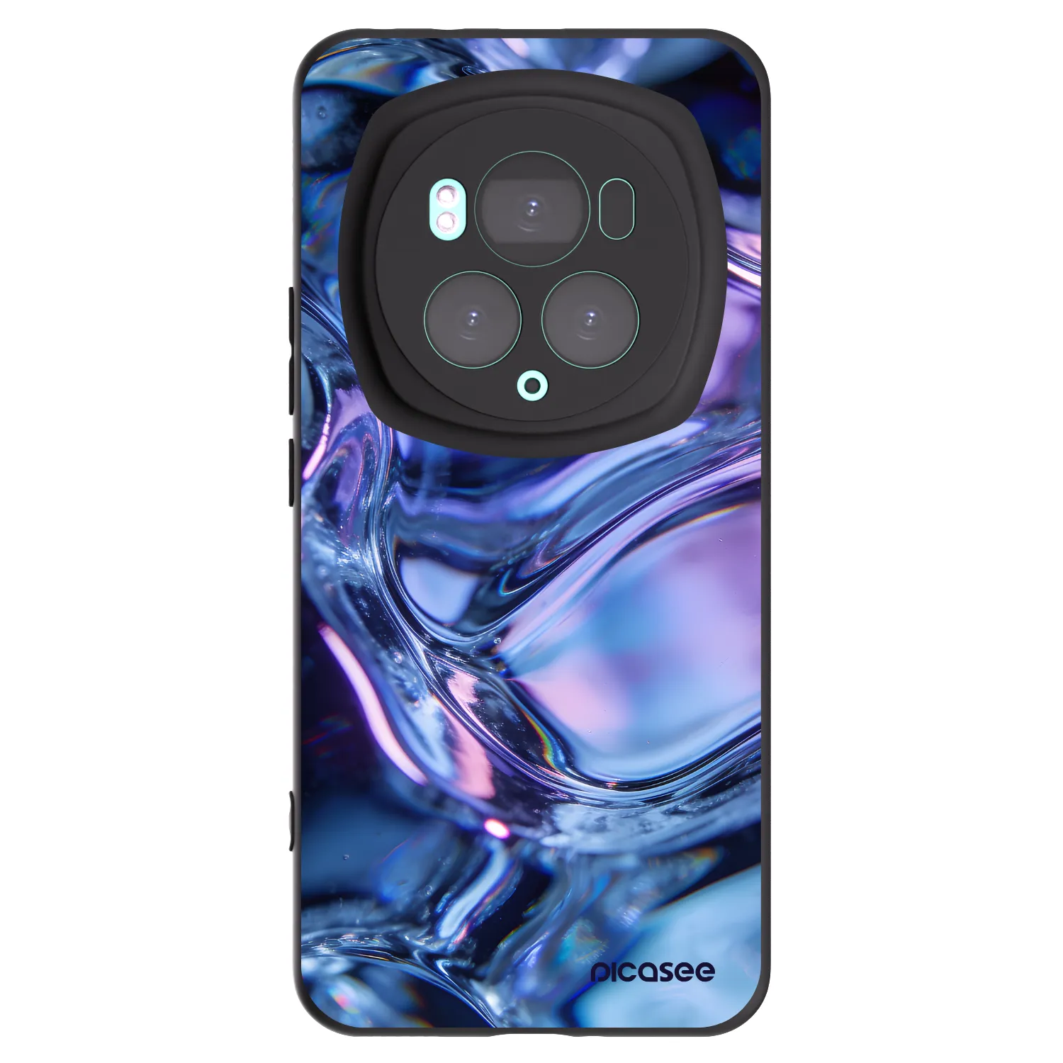 Picasee husă neagră din silicon pentru Honor Magic6 Pro - Iris liquid