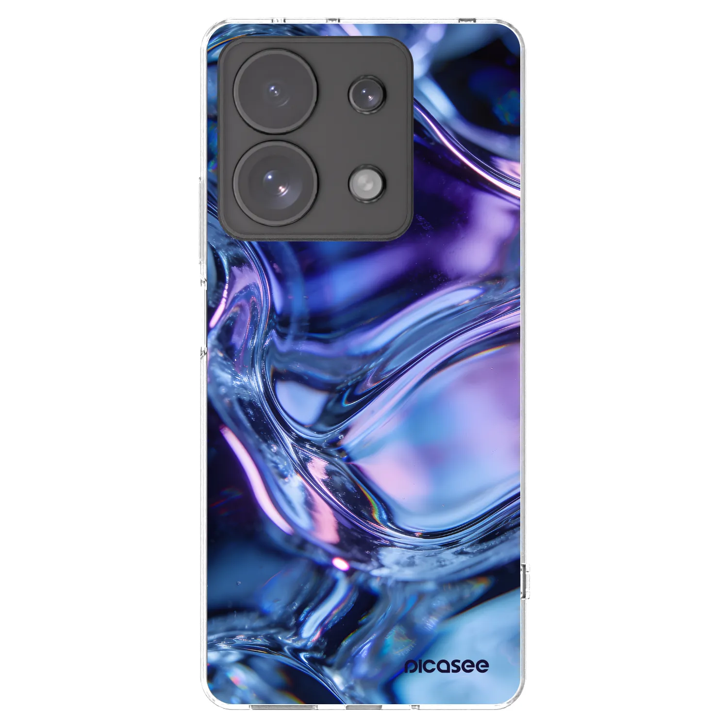Picasee husă transparentă din silicon pentru Xiaomi Redmi Note 13 Pro 4G - Iris liquid