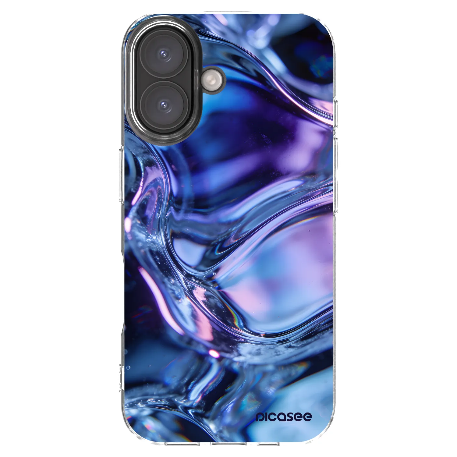 Picasee husă transparentă din silicon pentru Apple iPhone 16 - Iris liquid