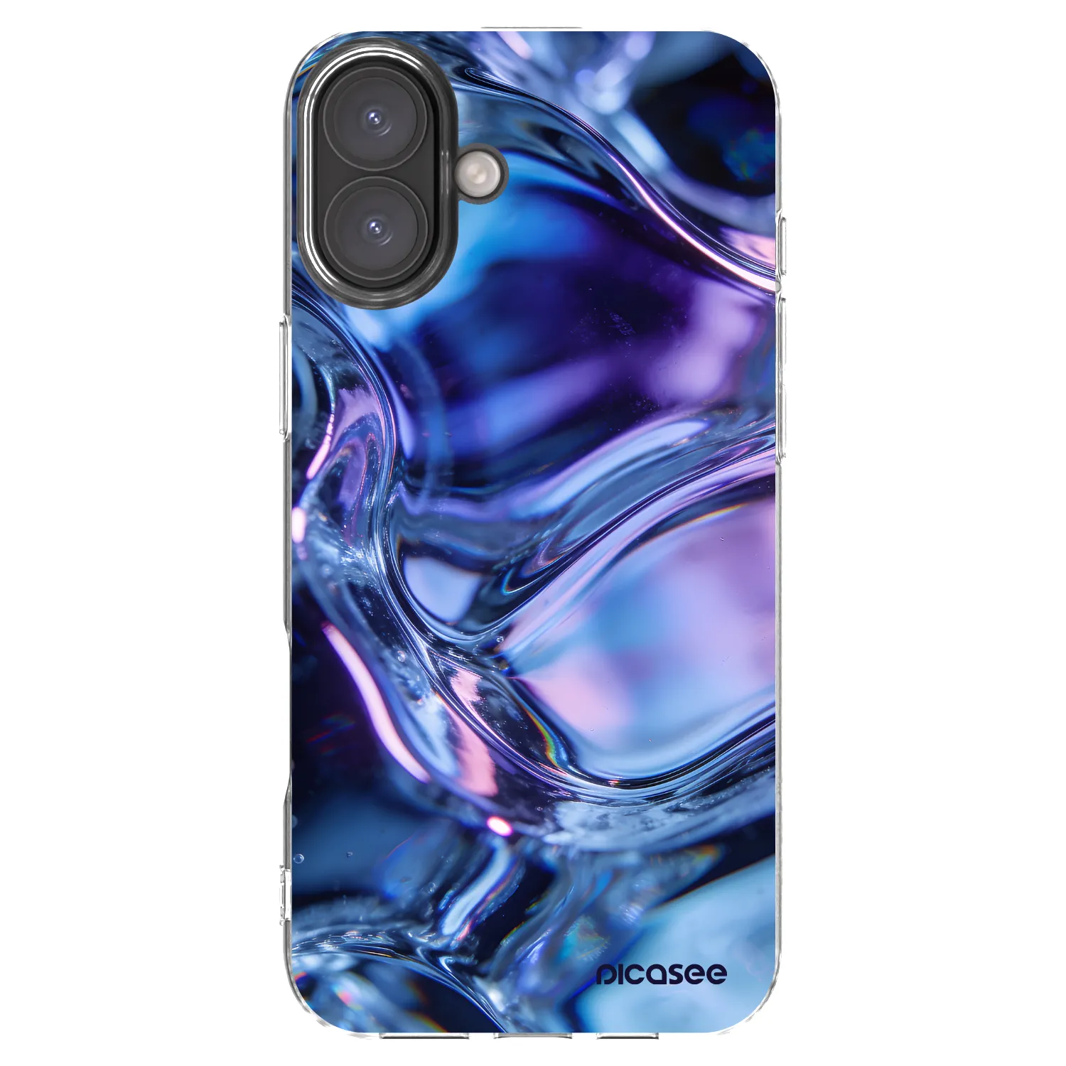 Picasee husă transparentă din silicon pentru Apple iPhone 16 Plus - Iris liquid