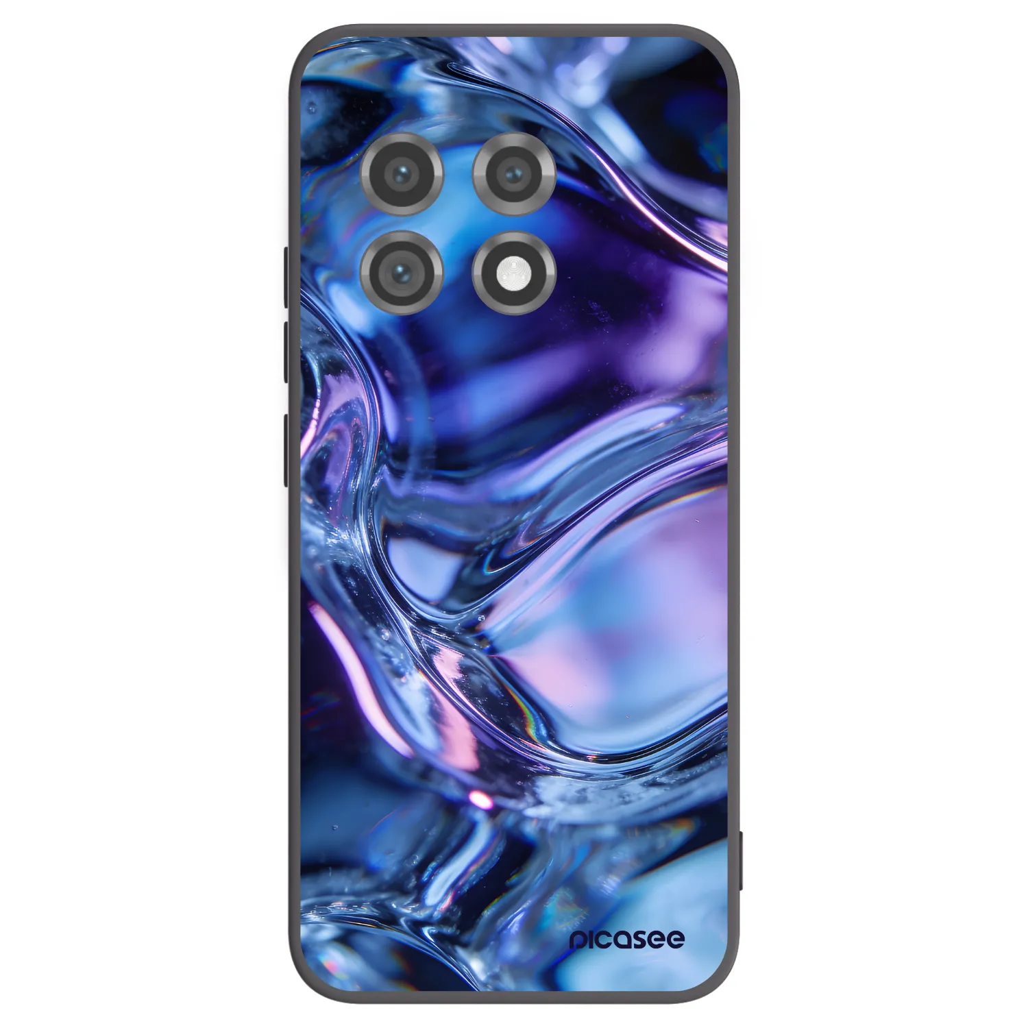 Picasee husă neagră din silicon pentru OnePlus 11 5G - Iris liquid