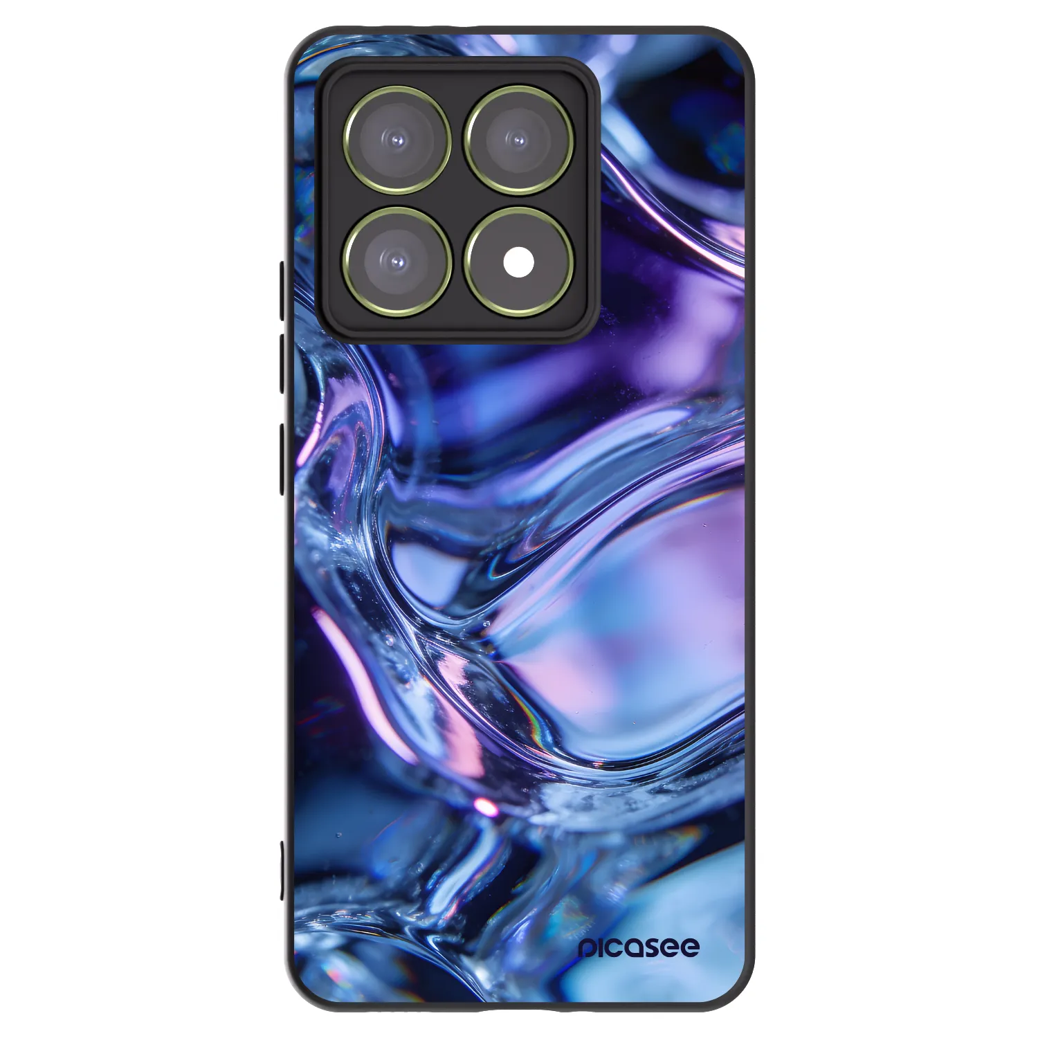 Picasee husă neagră din silicon pentru Xiaomi 14T - Iris liquid