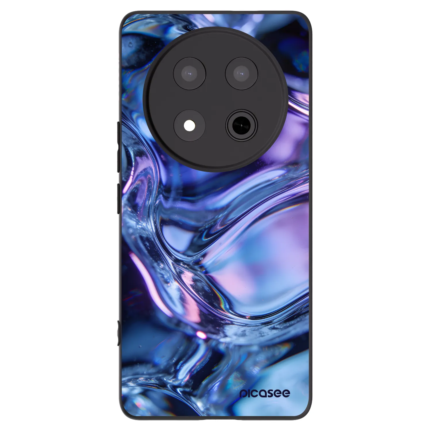 Picasee husă neagră din silicon pentru Honor Magic7 Lite 5G - Iris liquid