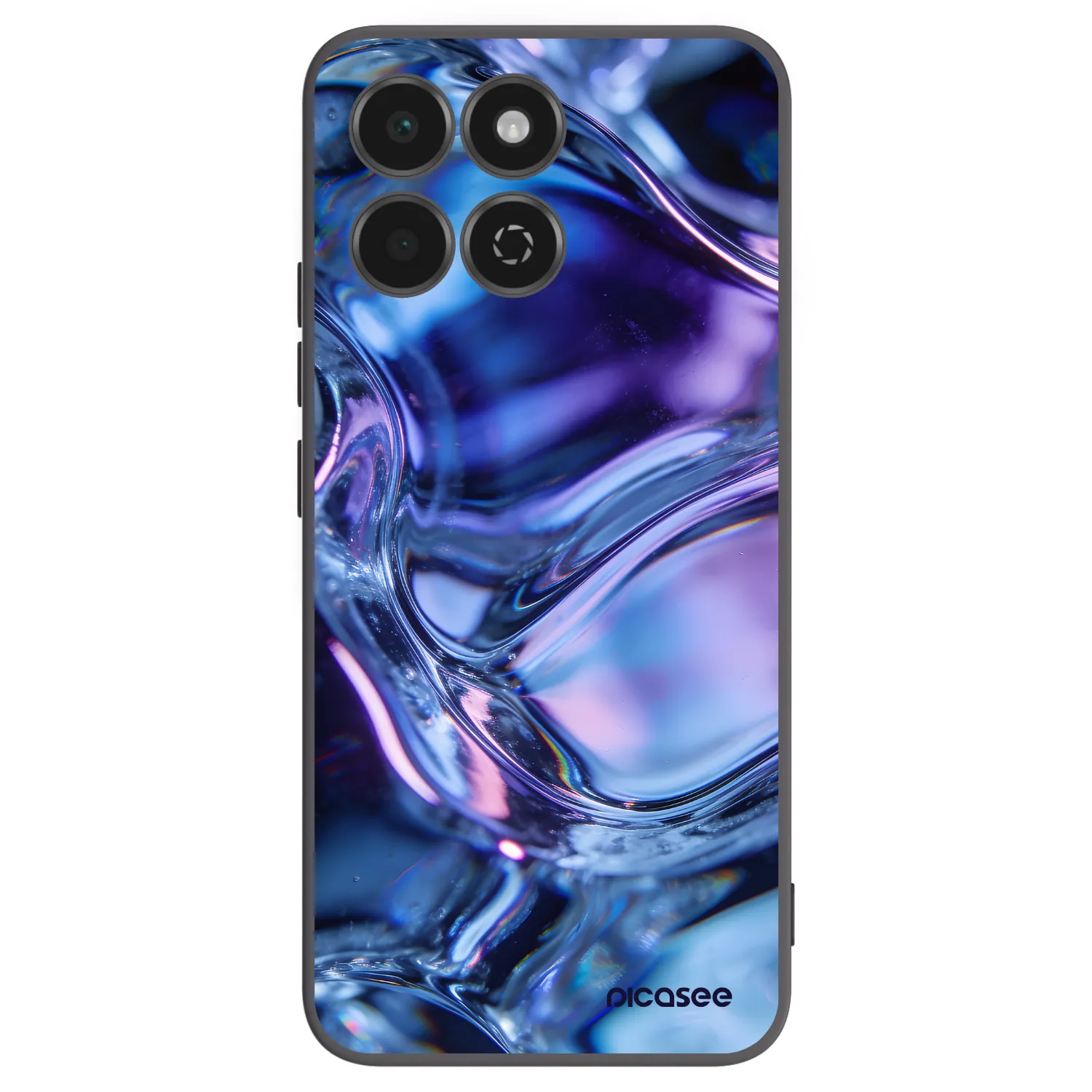 Picasee husă neagră din silicon pentru Honor 200 Smart 5G - Iris liquid