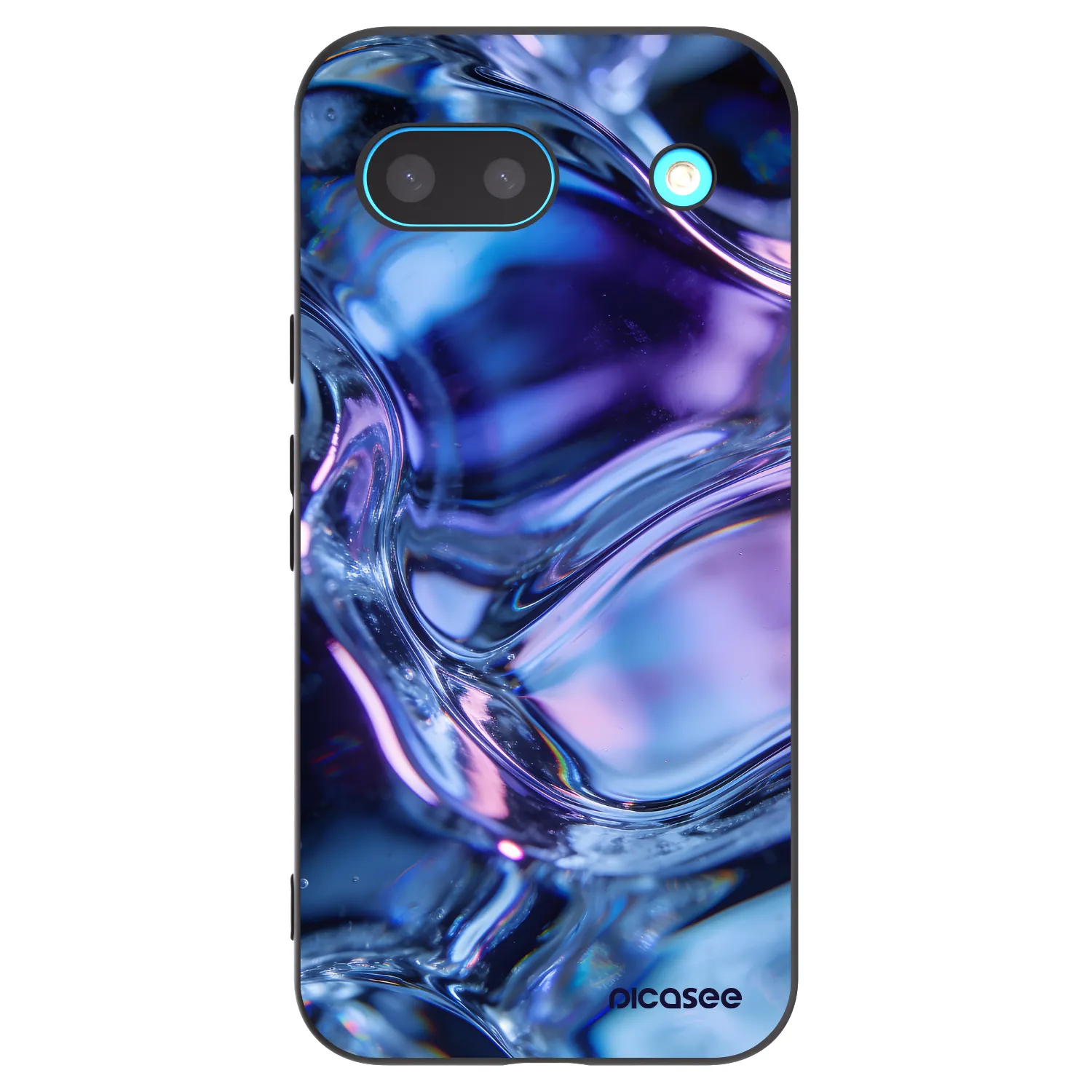 Picasee husă neagră din silicon pentru Google Pixel 8 - Iris liquid