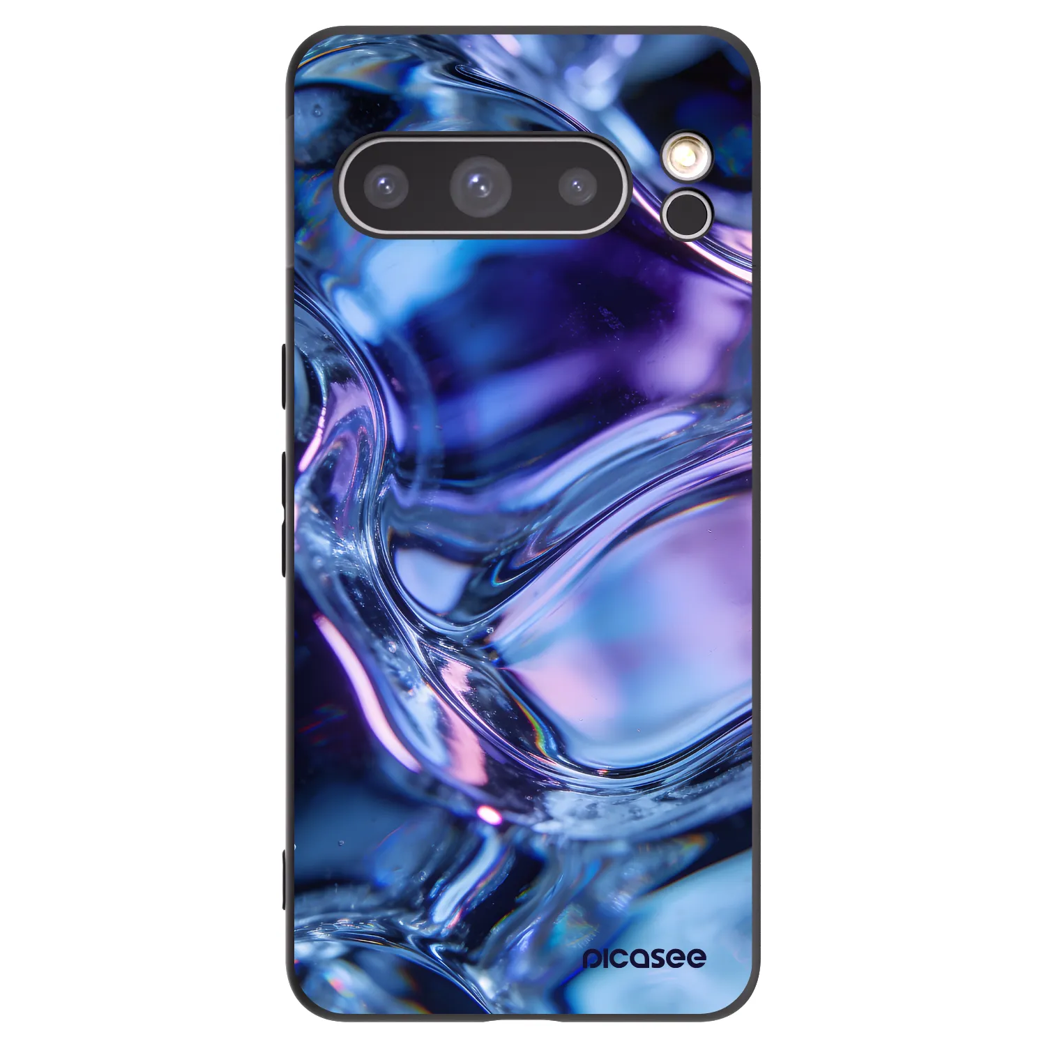 Picasee husă neagră din silicon pentru Google Pixel 8 Pro - Iris liquid