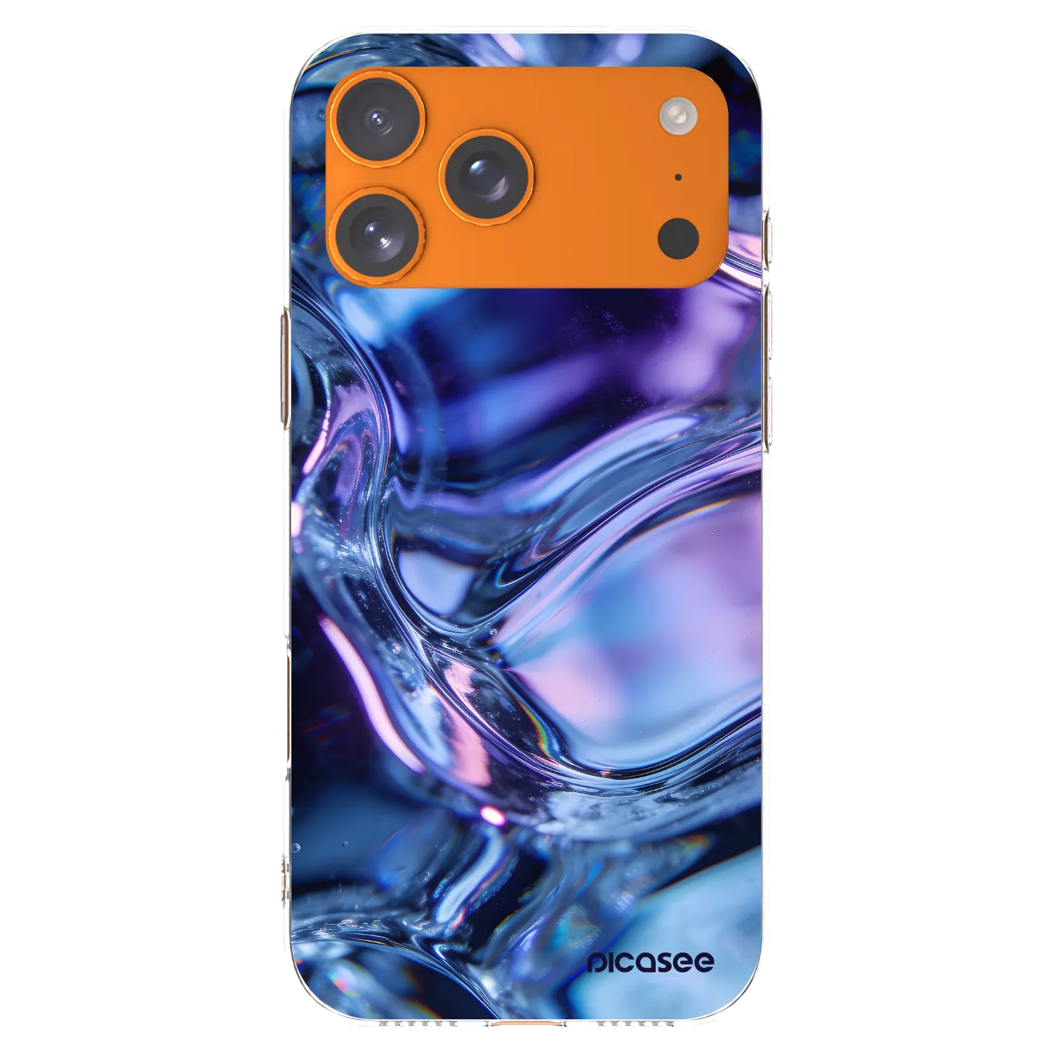 Picasee husă transparentă din silicon pentru Apple iPhone 17 Pro Max - Iris liquid