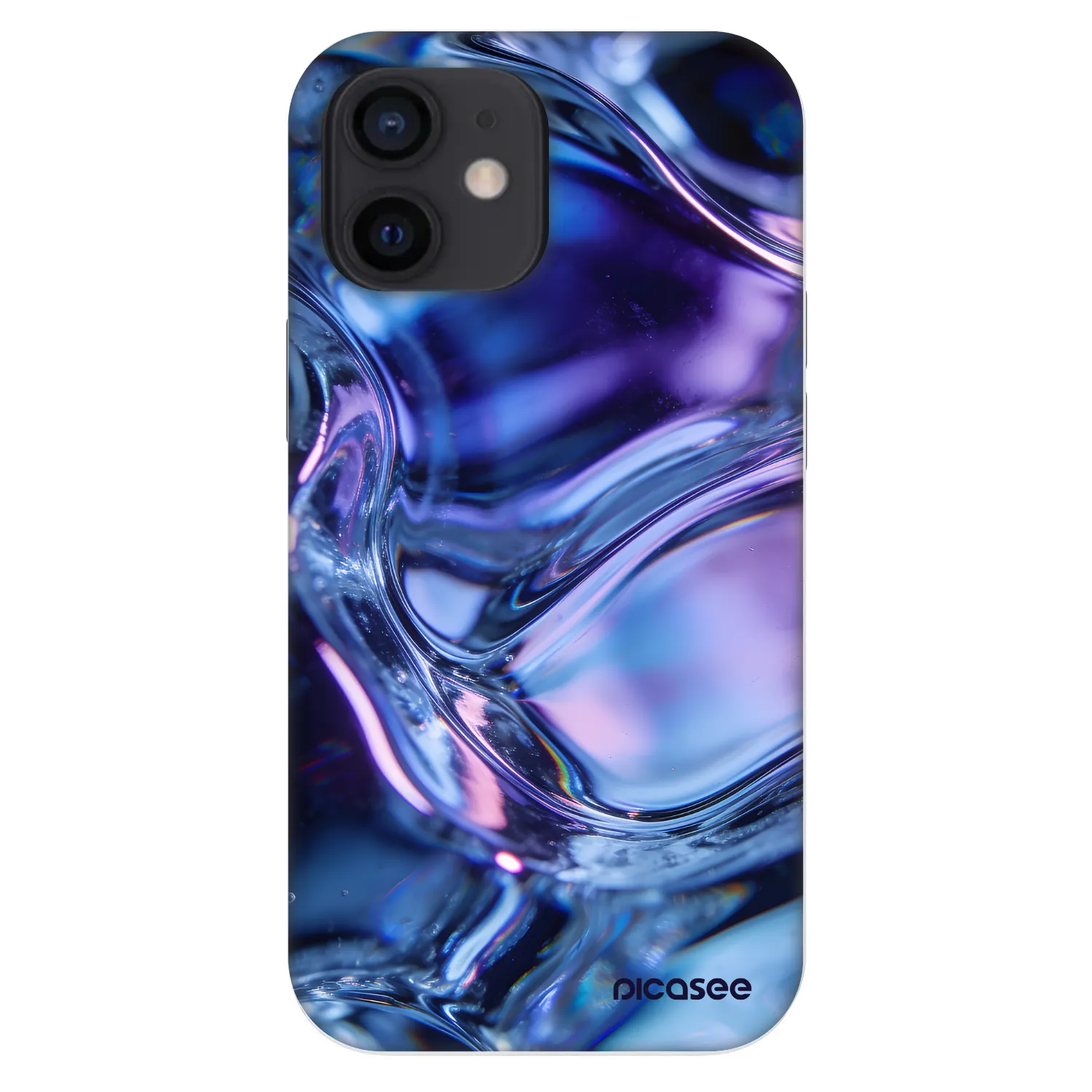 Picasee Fashion Case pentru Apple iPhone 12 mini - Iris liquid