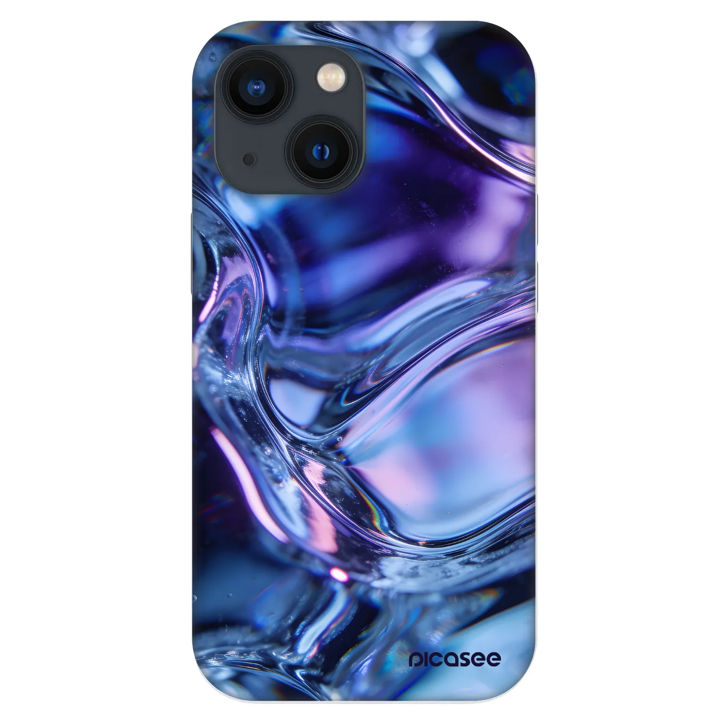 Picasee Fashion Case pentru Apple iPhone 13 mini - Iris liquid