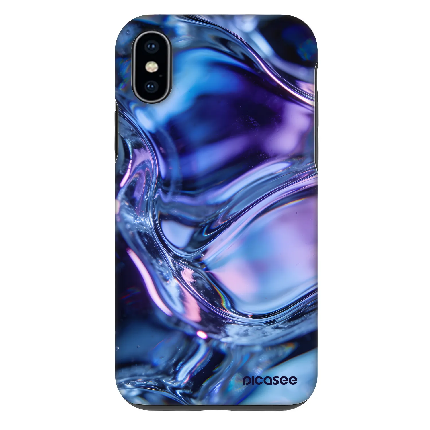 Picasee Fashion Case pentru Apple iPhone X/XS - Iris liquid