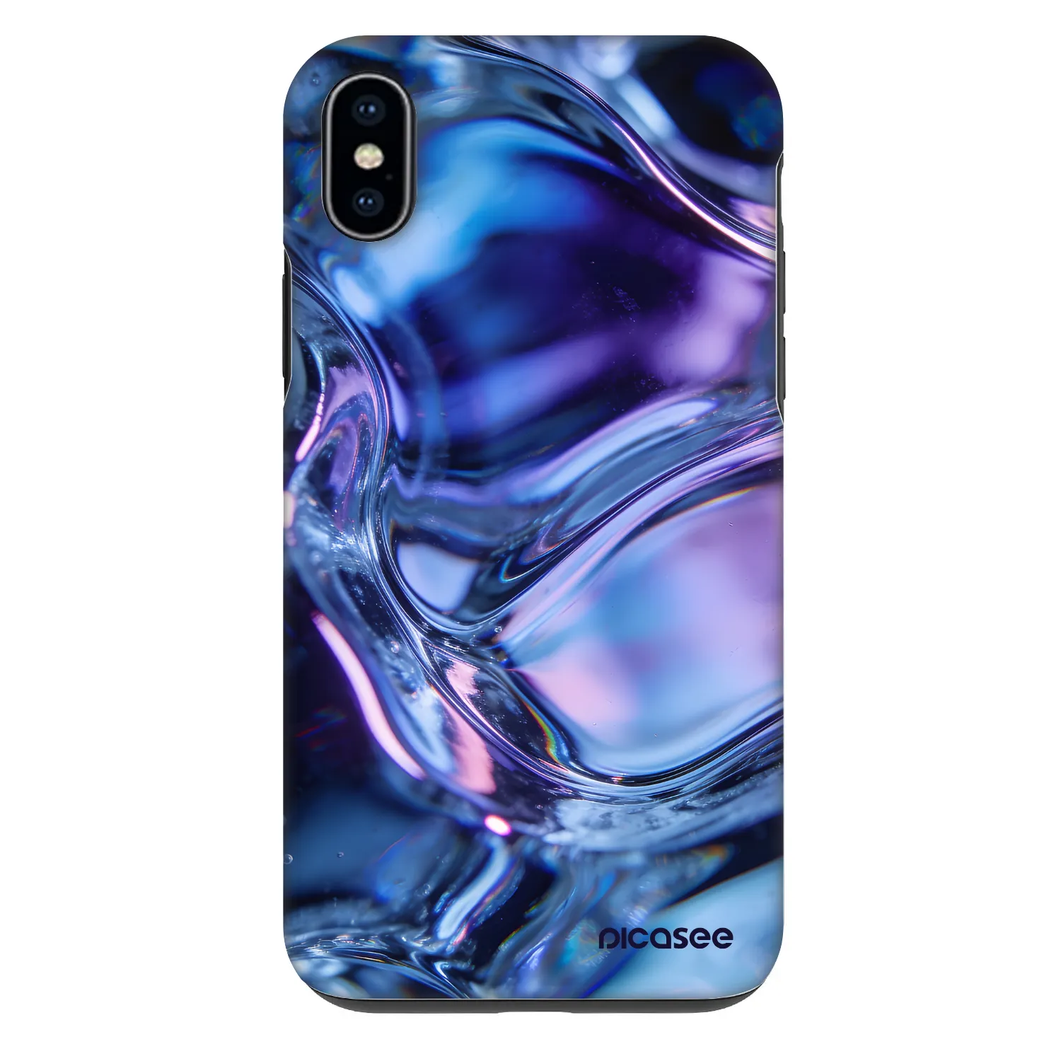 Picasee Fashion Case pentru Apple iPhone XS Max - Iris liquid