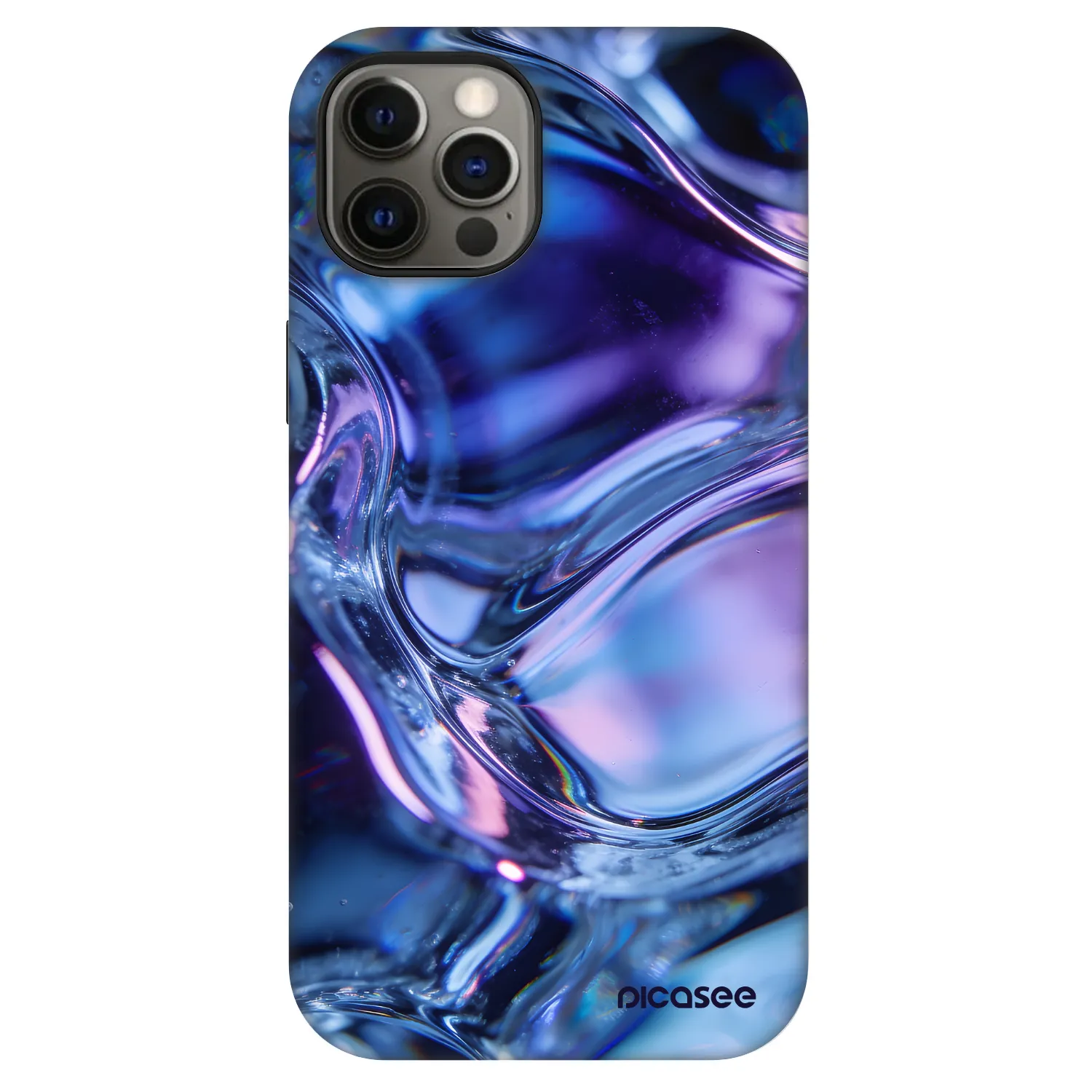 Picasee Fashion Case MagSafe pentru Apple iPhone 12 - Iris liquid