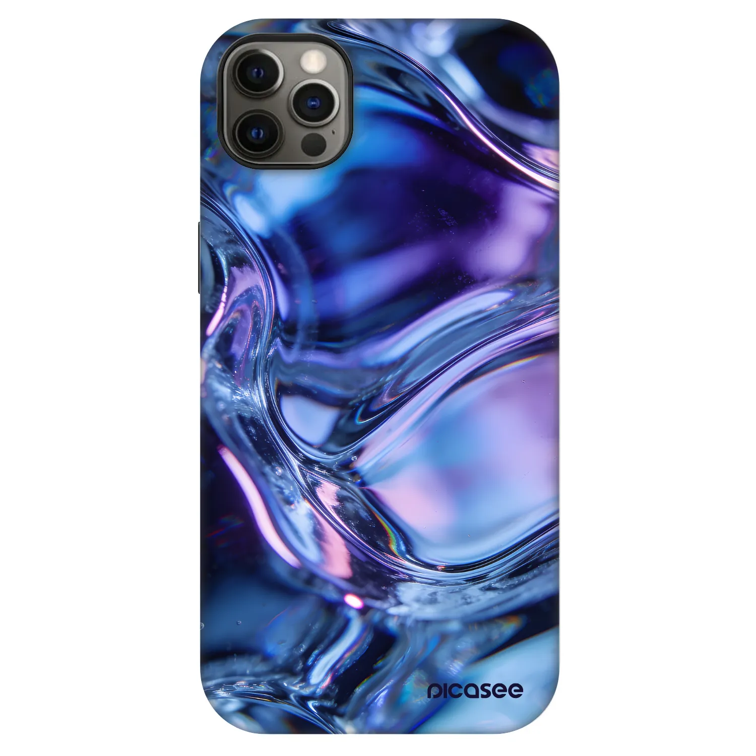 Picasee Fashion Case MagSafe pentru Apple iPhone 12 Pro Max - Iris liquid