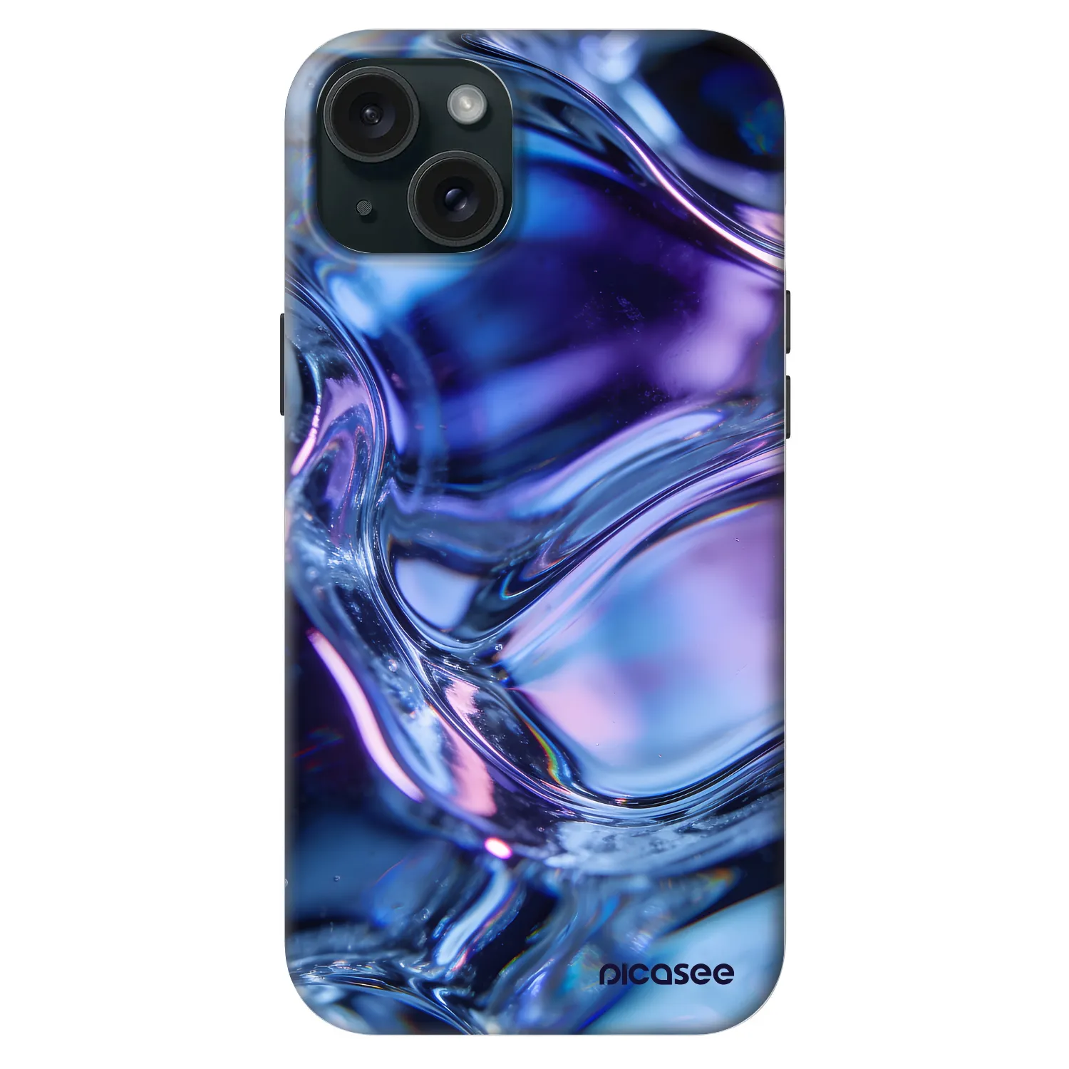 Picasee Fashion Case MagSafe pentru Apple iPhone 15 Plus - Iris liquid