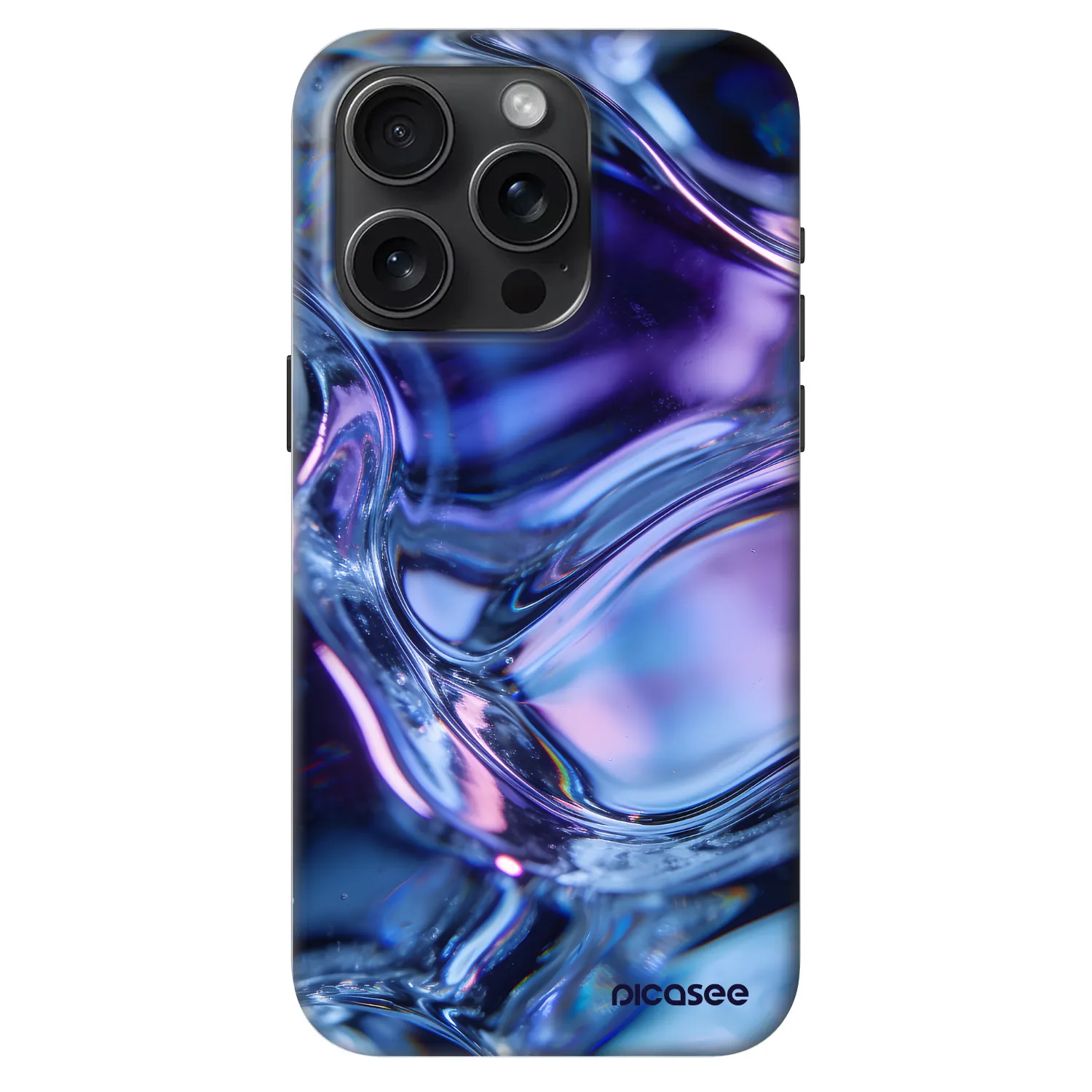 Picasee Fashion Case MagSafe pentru Apple iPhone 15 Pro - Iris liquid