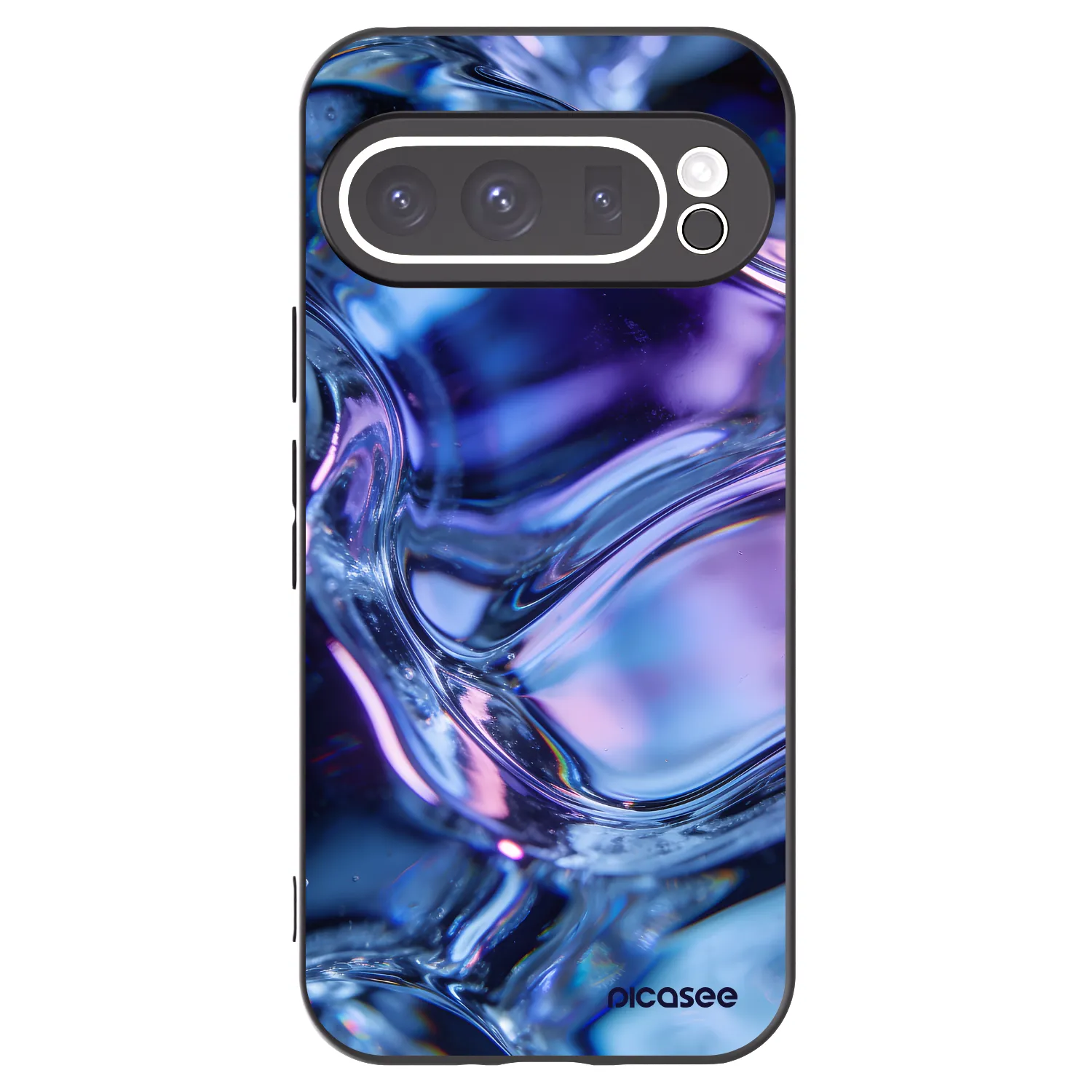Picasee husă neagră din silicon pentru Google Pixel 9 Pro XL - Iris liquid