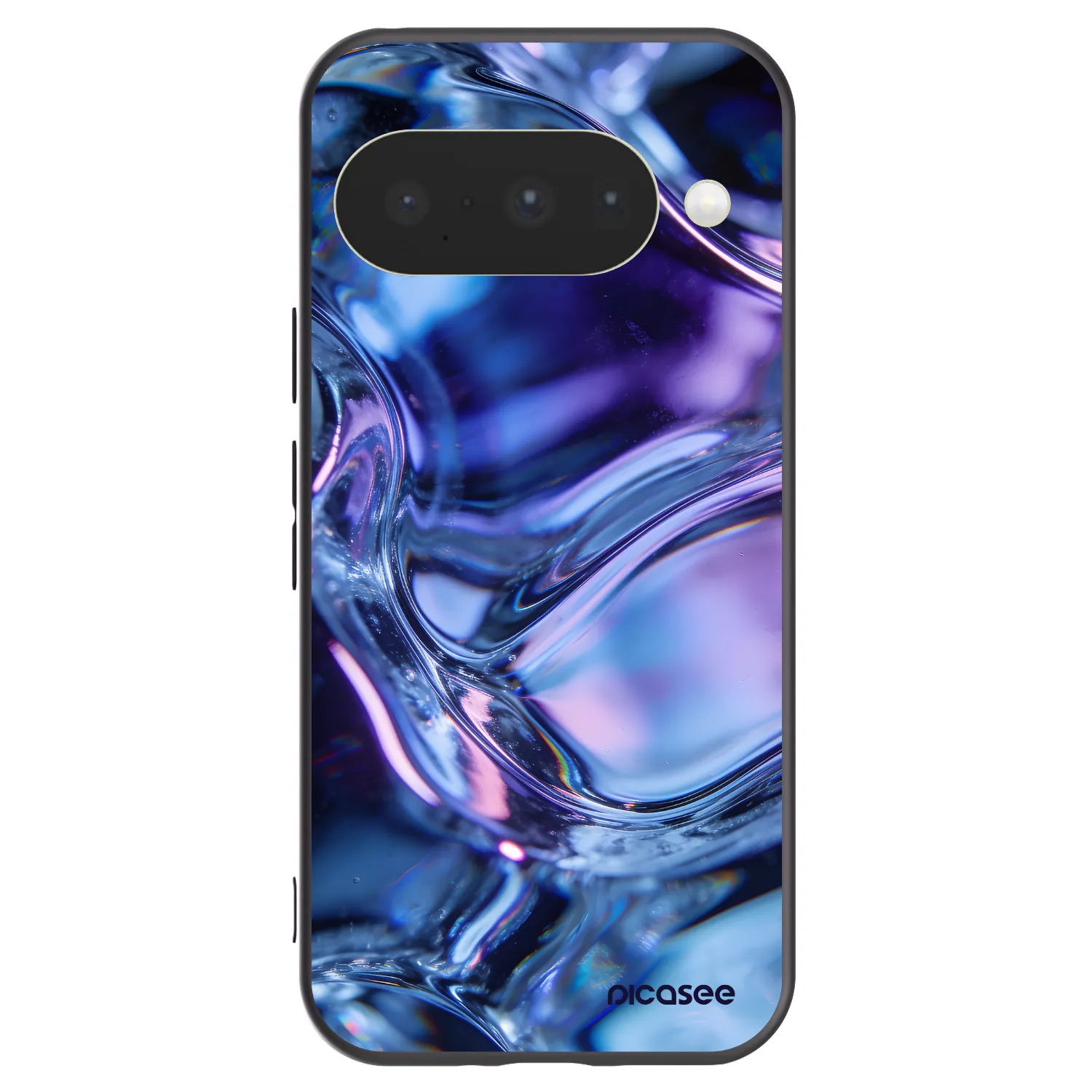 Picasee husă neagră din silicon pentru Google Pixel 10 - Iris liquid