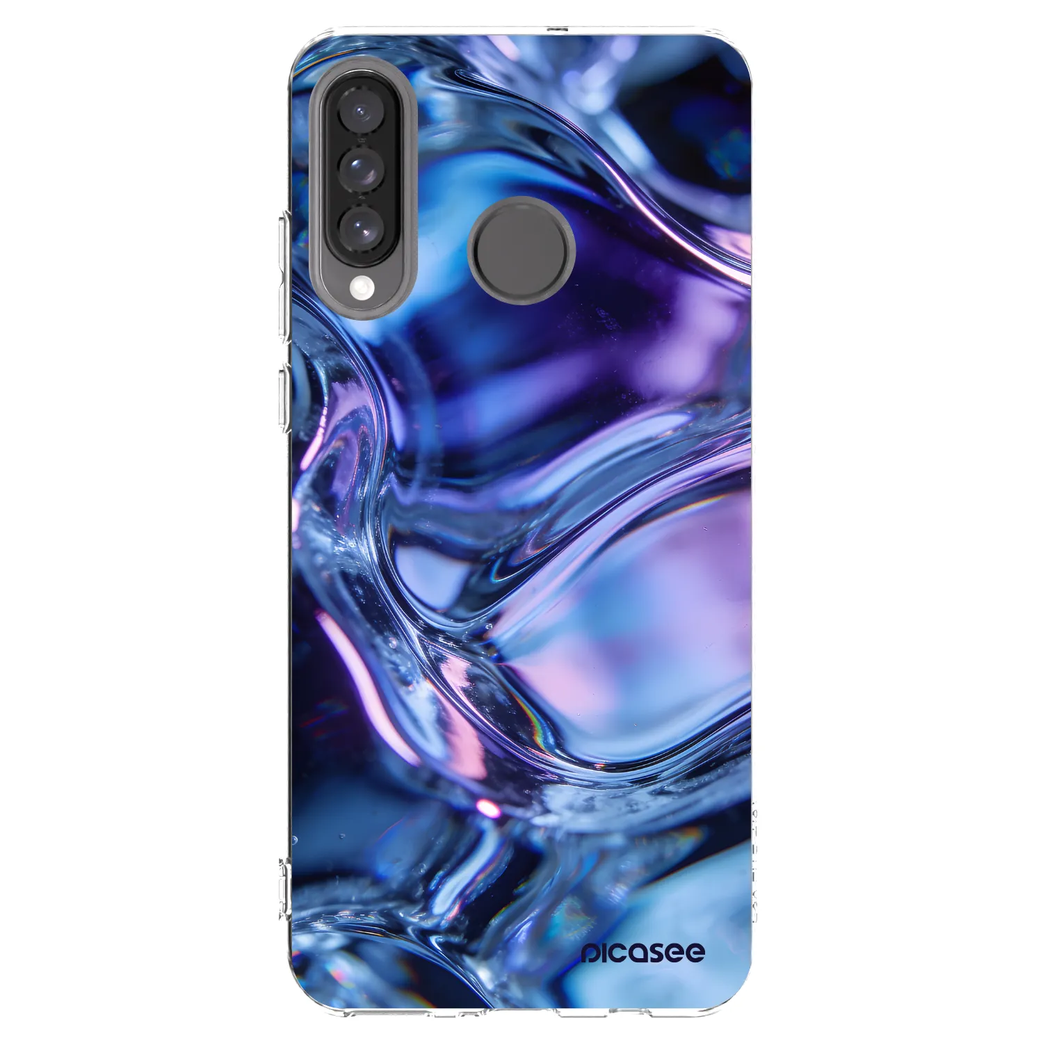 Picasee husă transparentă din silicon pentru Huawei P30 Lite - Iris liquid