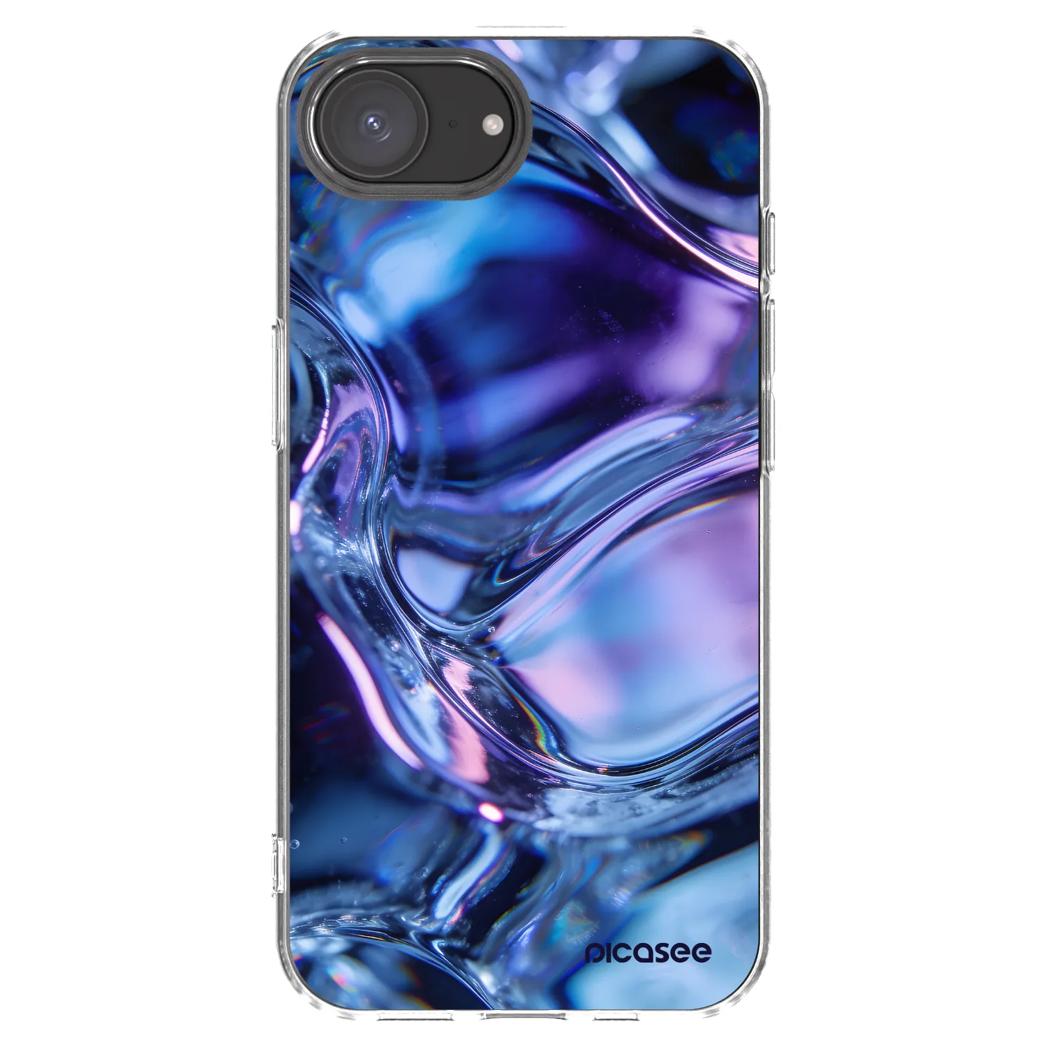 Picasee husă transparentă din silicon pentru Apple iPhone 17e - Iris liquid