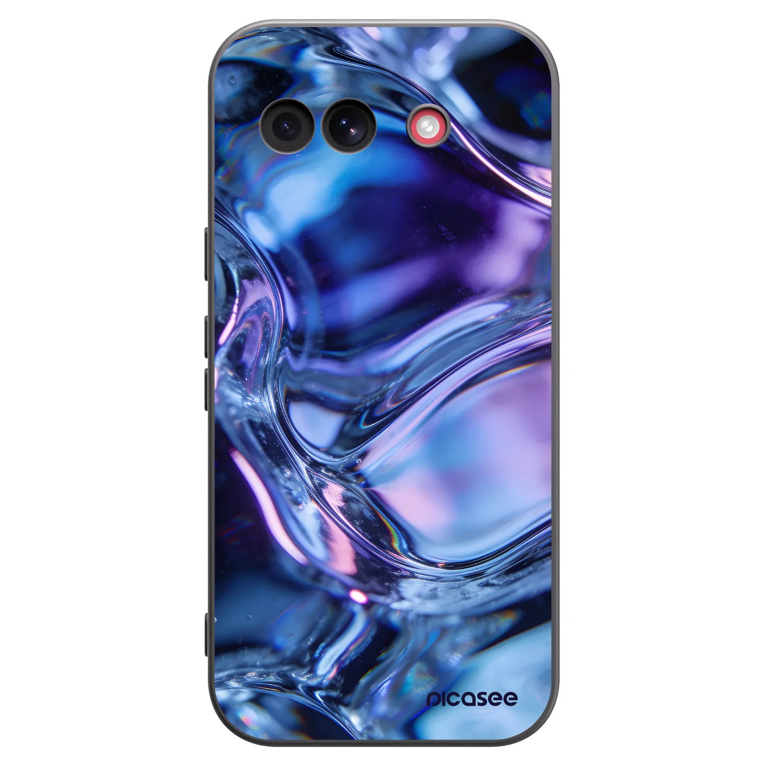 Picasee husă neagră din silicon pentru Google Pixel 10a - Iris liquid