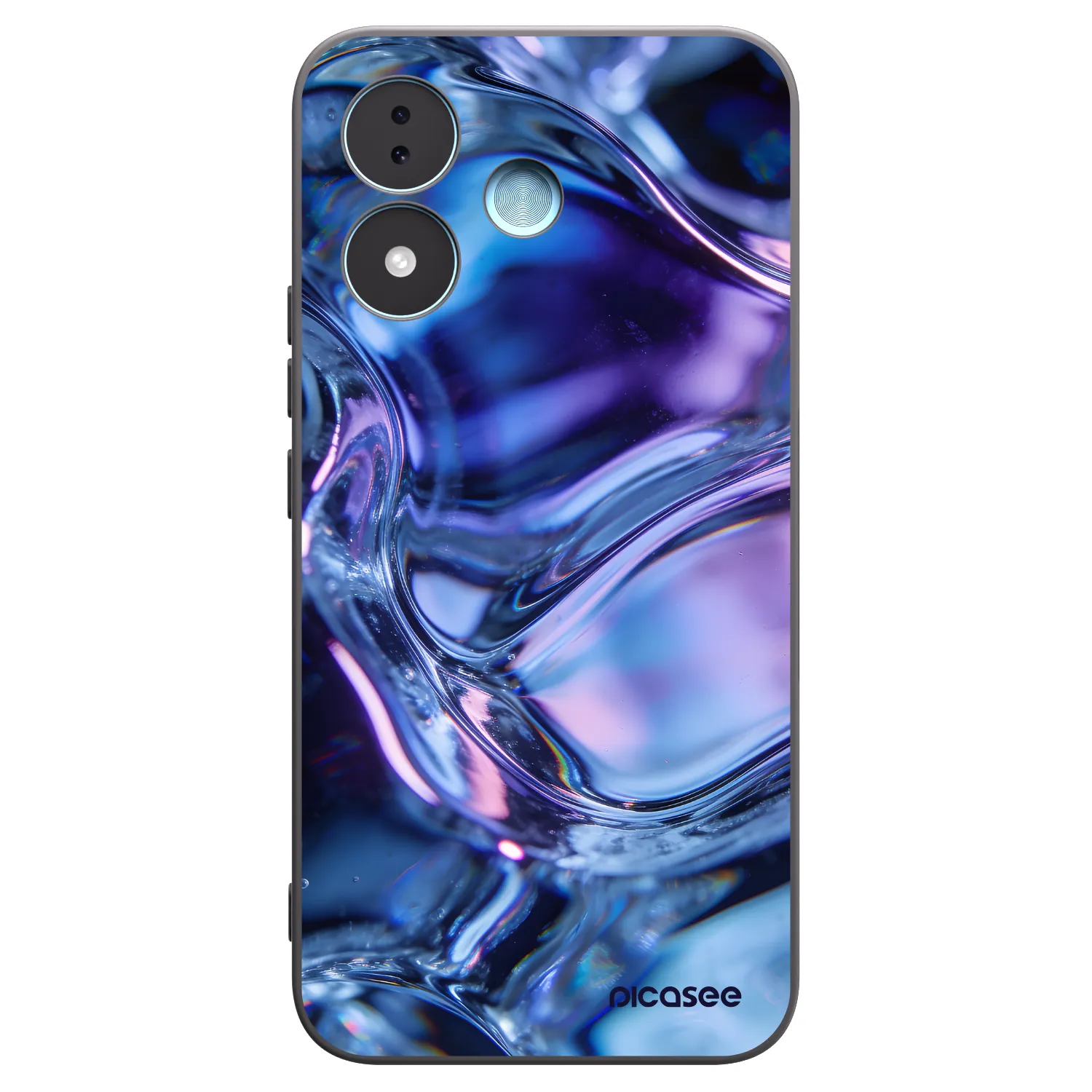 Picasee husă neagră din silicon pentru Xiaomi Redmi Note 17 5G - Iris liquid