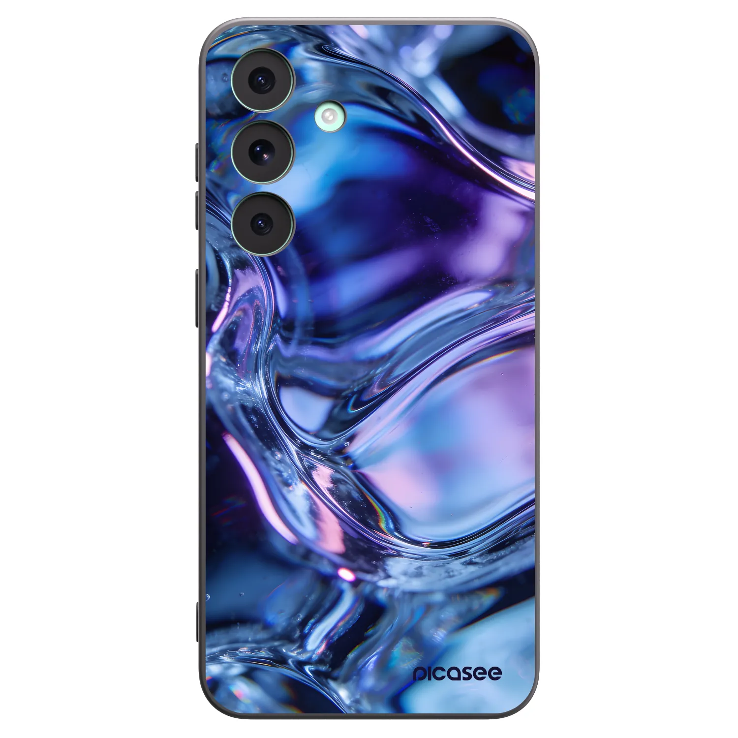 Picasee husă neagră din silicon pentru Samsung Galaxy S26 FE - Iris liquid