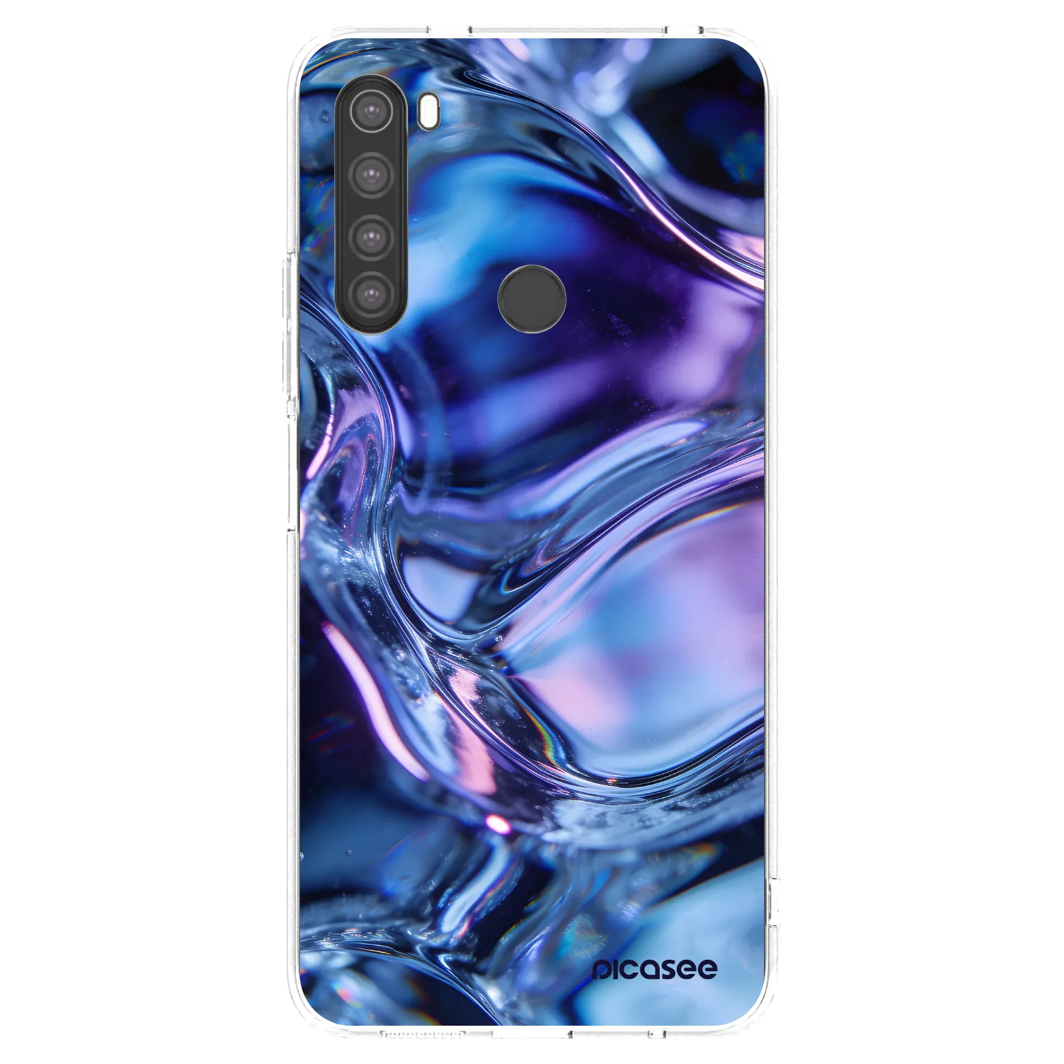 Picasee husă transparentă din silicon pentru Xiaomi Redmi Note 8 - Iris liquid