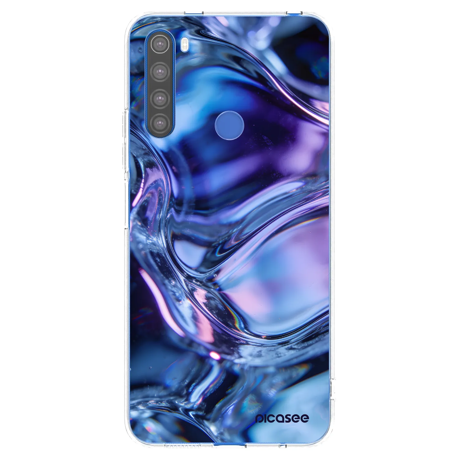 Picasee husă transparentă din silicon pentru Xiaomi Redmi Note 8T - Iris liquid