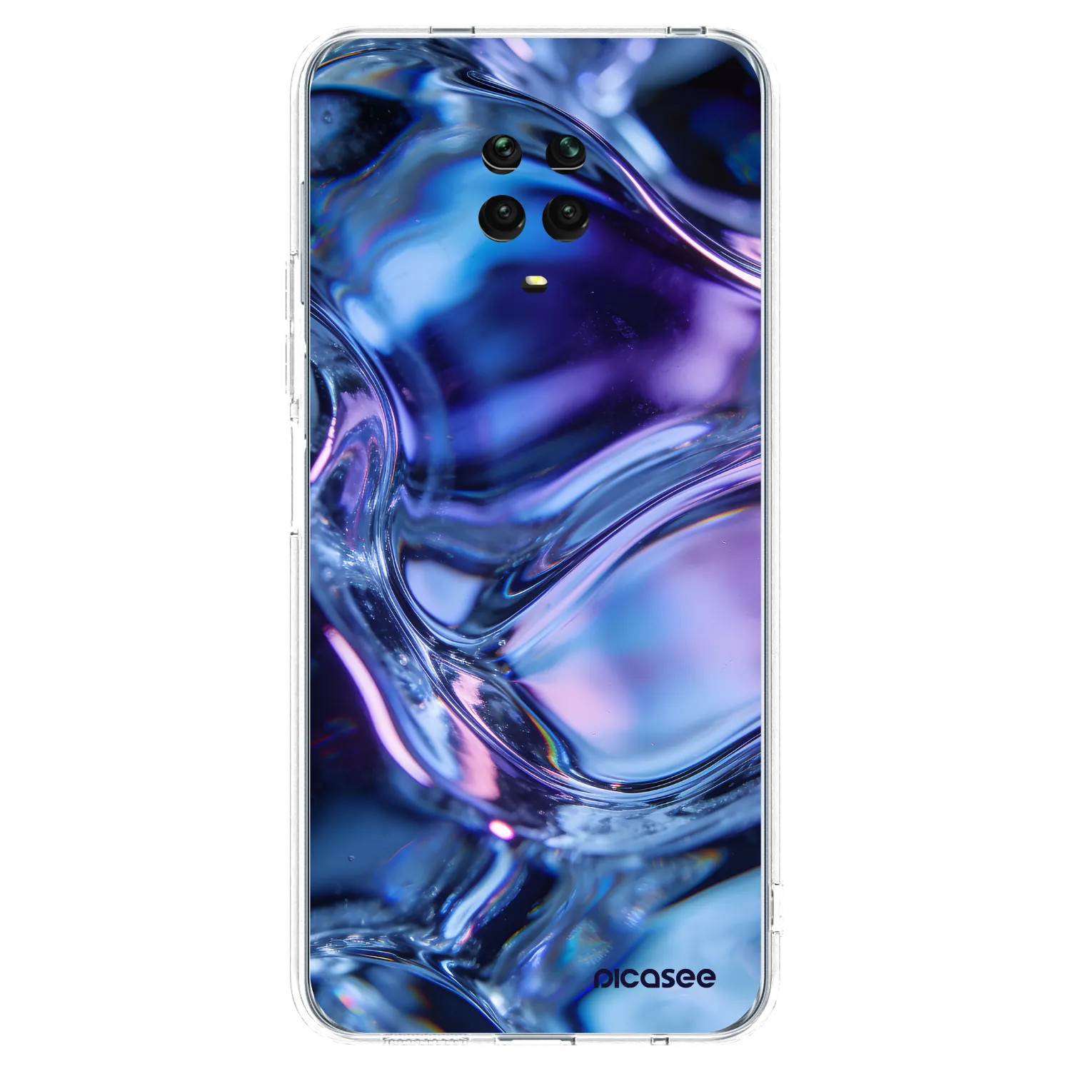 Picasee husă transparentă din silicon pentru Xiaomi Redmi Note 9S - Iris liquid