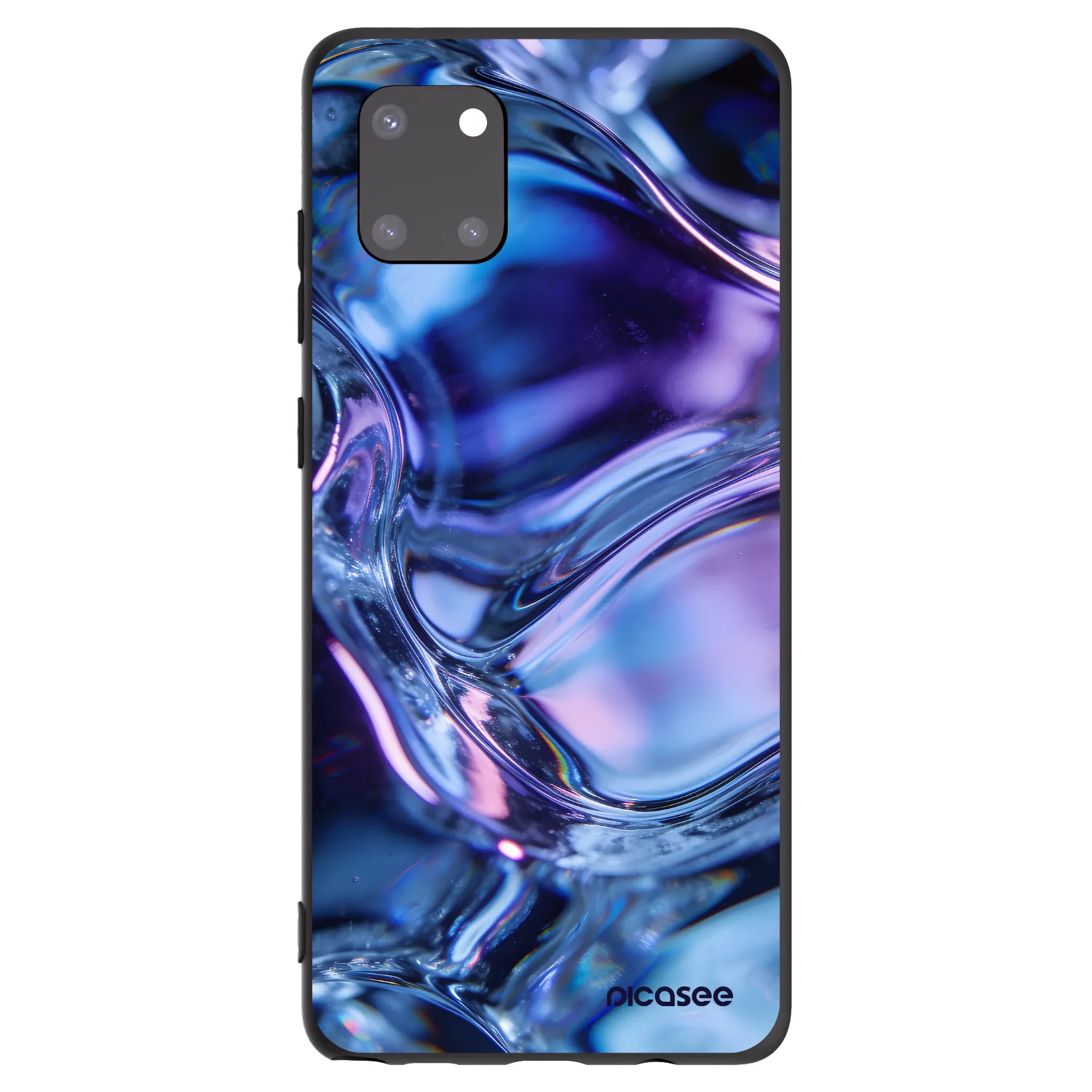 Picasee husă neagră din silicon pentru Samsung Galaxy Note 10 Lite N770F - Iris liquid