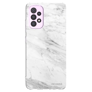 Picasee husă transparentă din silicon pentru Samsung Galaxy A32 5G A326B - White marble
