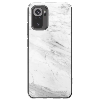 Picasee husă transparentă din silicon pentru Xiaomi Redmi Note 10S - White marble