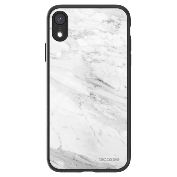 Picasee ULTIMATE CASE pentru Apple iPhone XR - White marble
