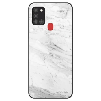 Husă pentru Samsung Galaxy A21s - White marble
