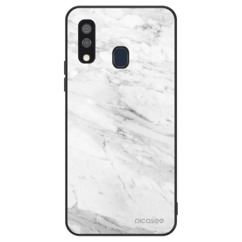 Husă pentru Samsung Galaxy A40 A405F - White marble