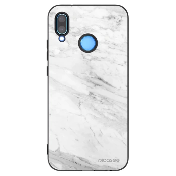Picasee husă neagră din silicon pentru Huawei P20 Lite - White marble